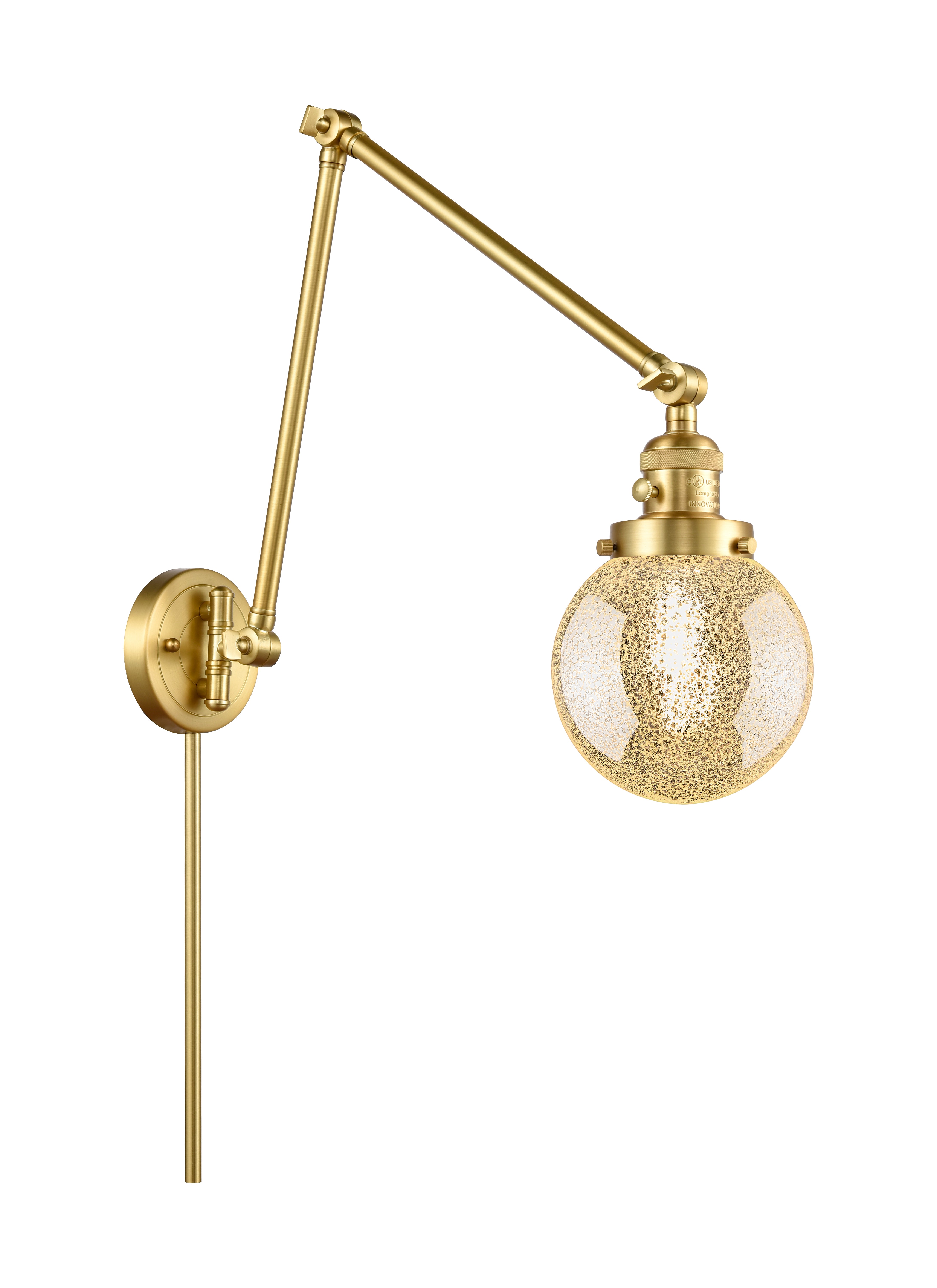 Franklin Restoration Swing Arm Cast Brass