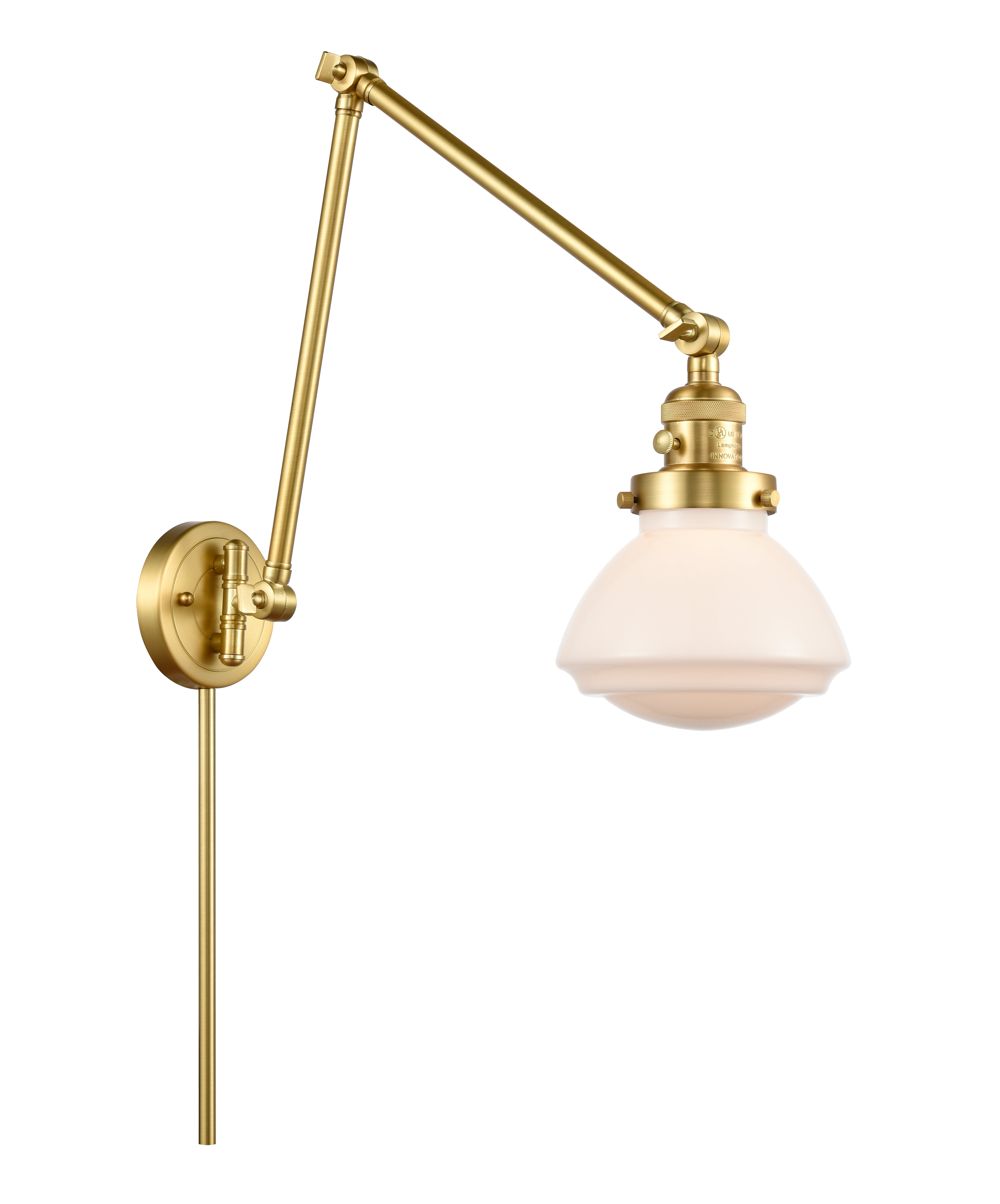 Franklin Restoration Swing Arm Cast Brass