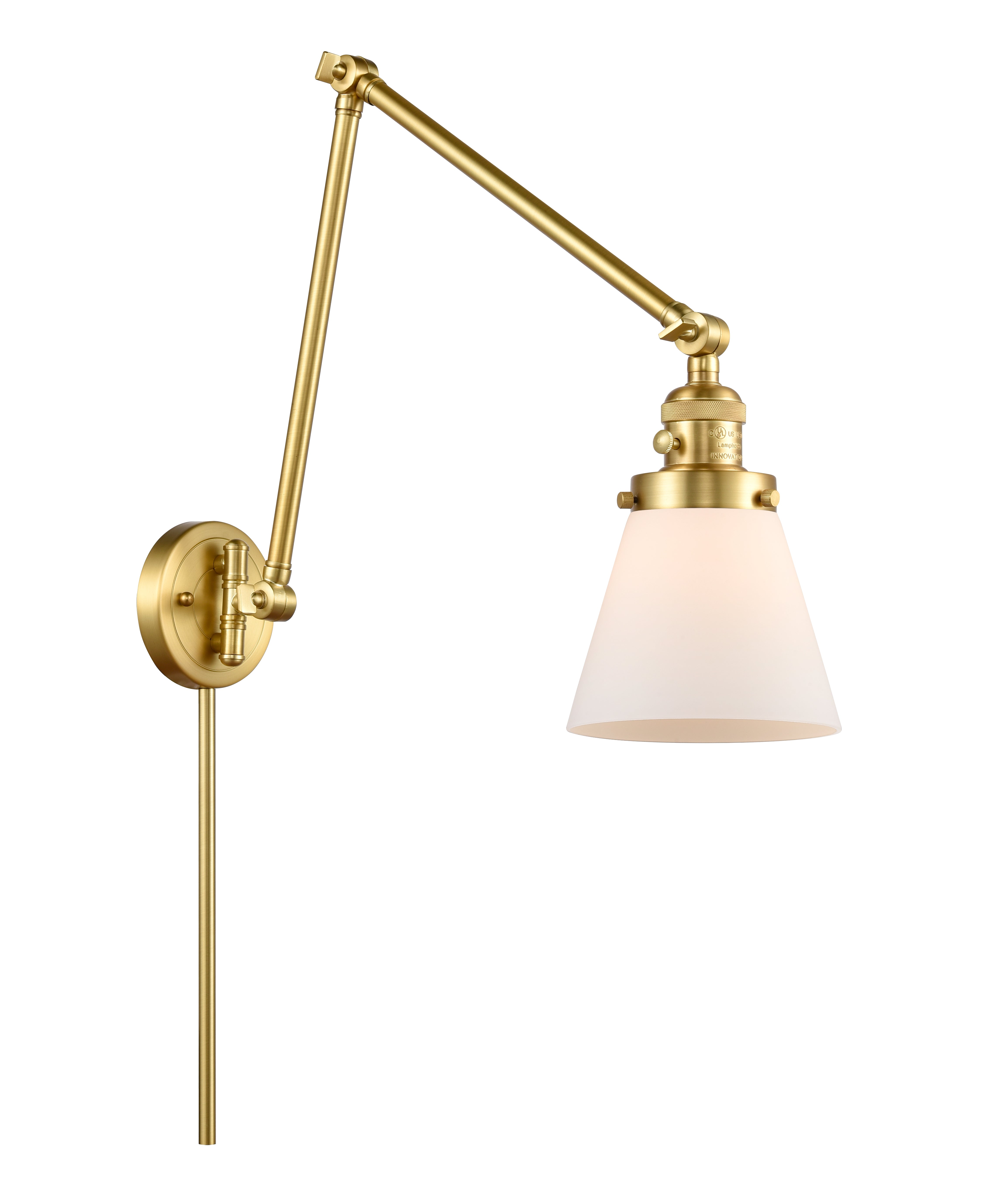 Franklin Restoration Swing Arm Cast Brass