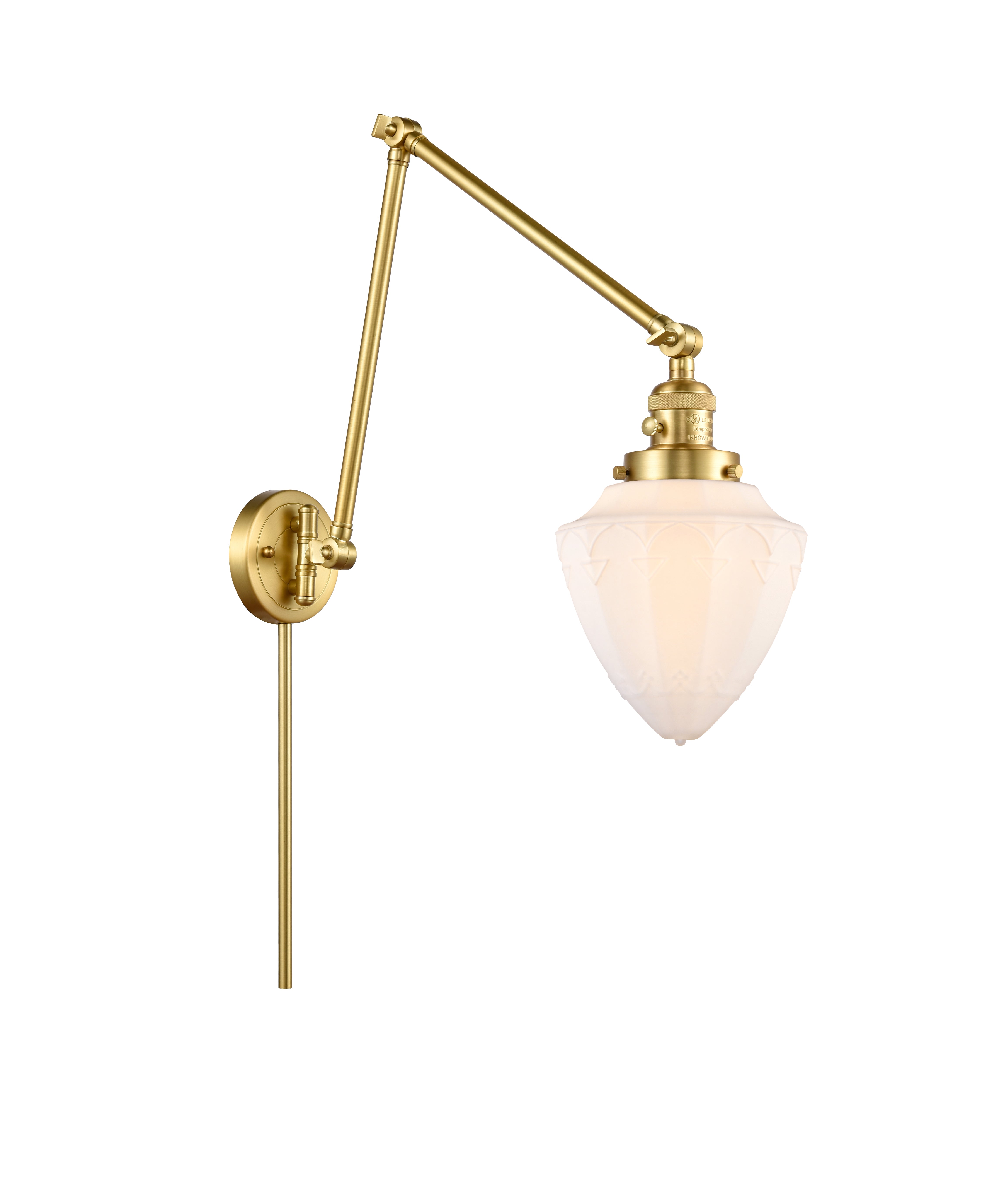 Franklin Restoration Swing Arm Cast Brass