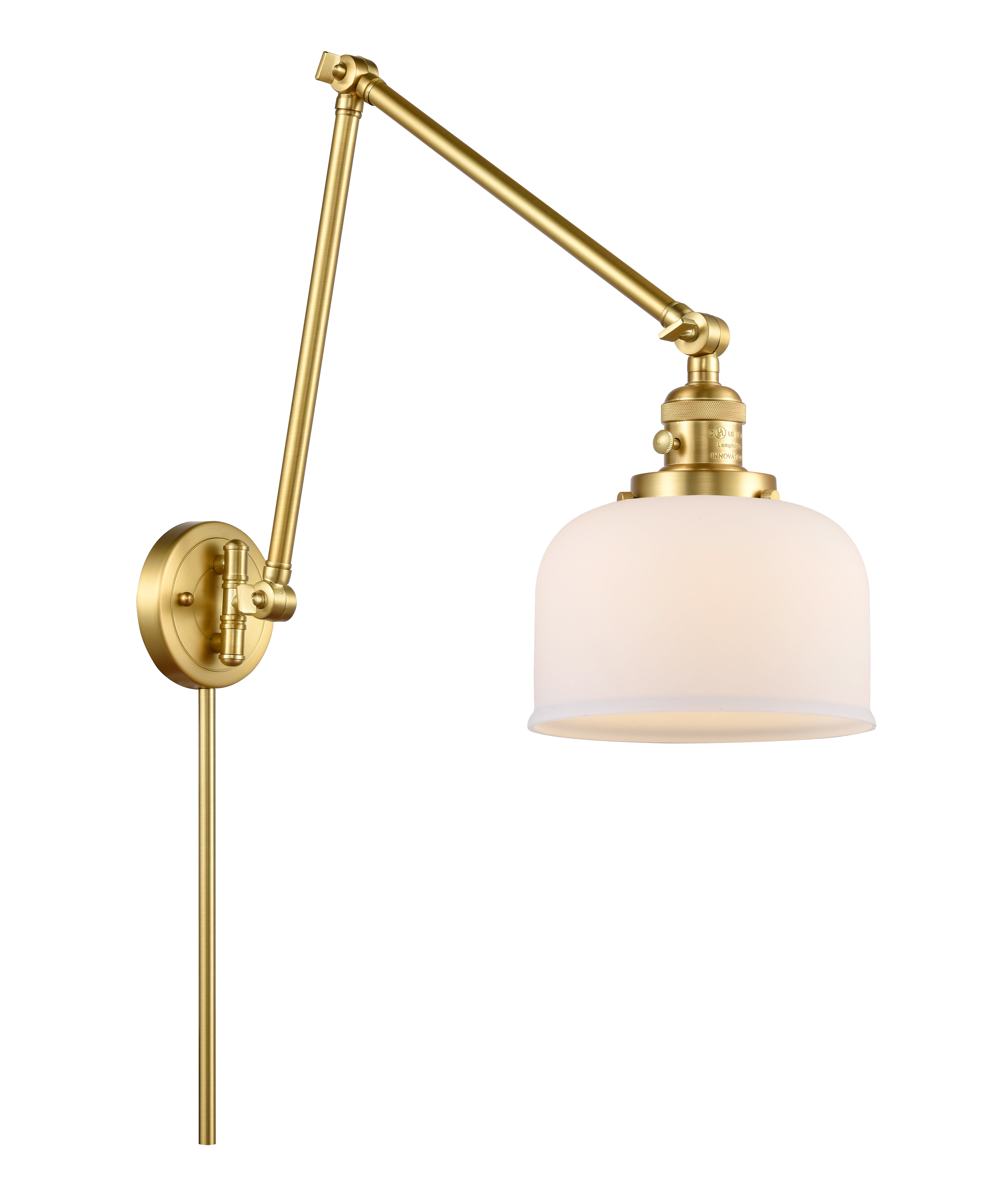 Franklin Restoration Swing Arm Cast Brass