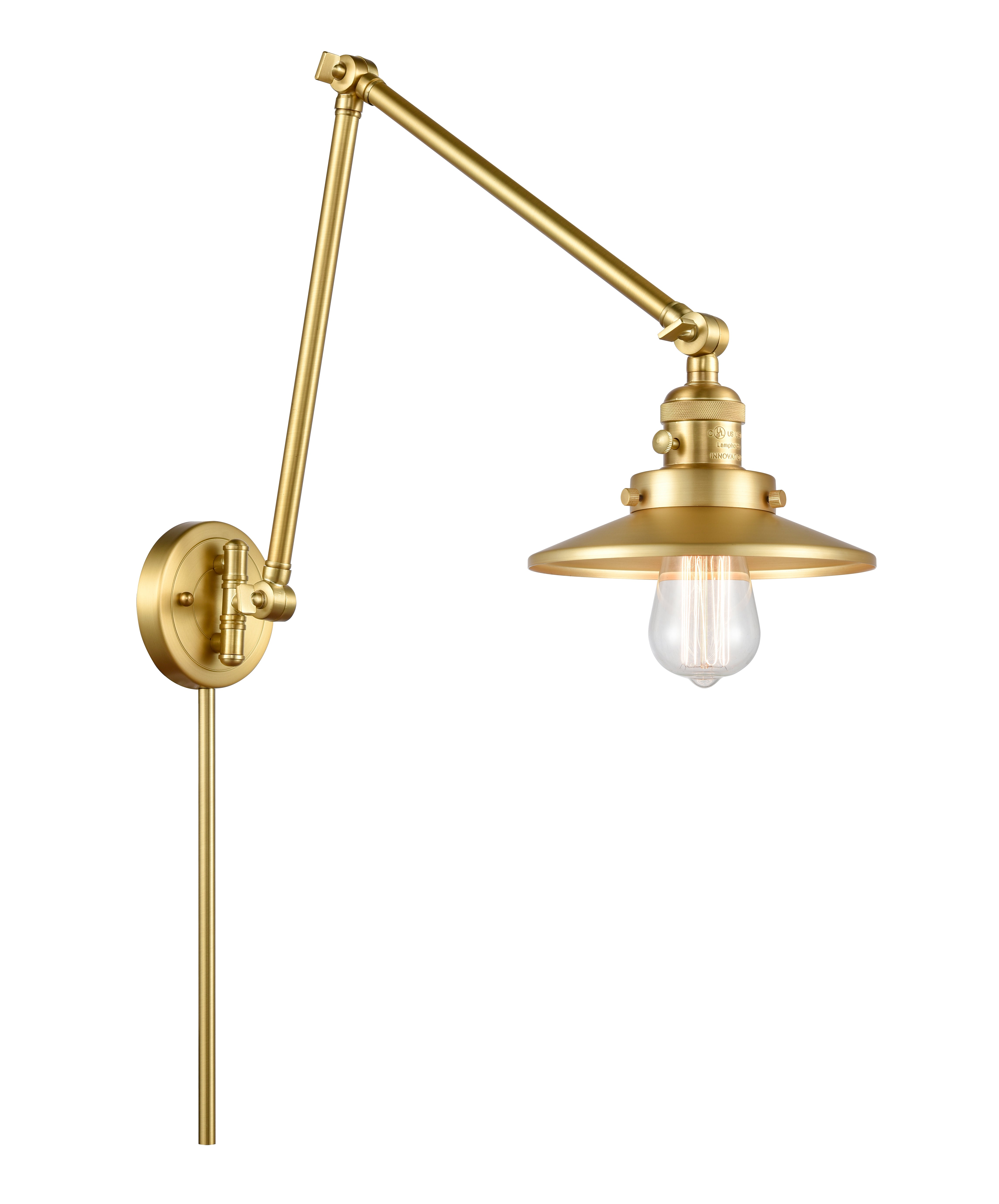 Franklin Restoration Cast Brass Swing Arm