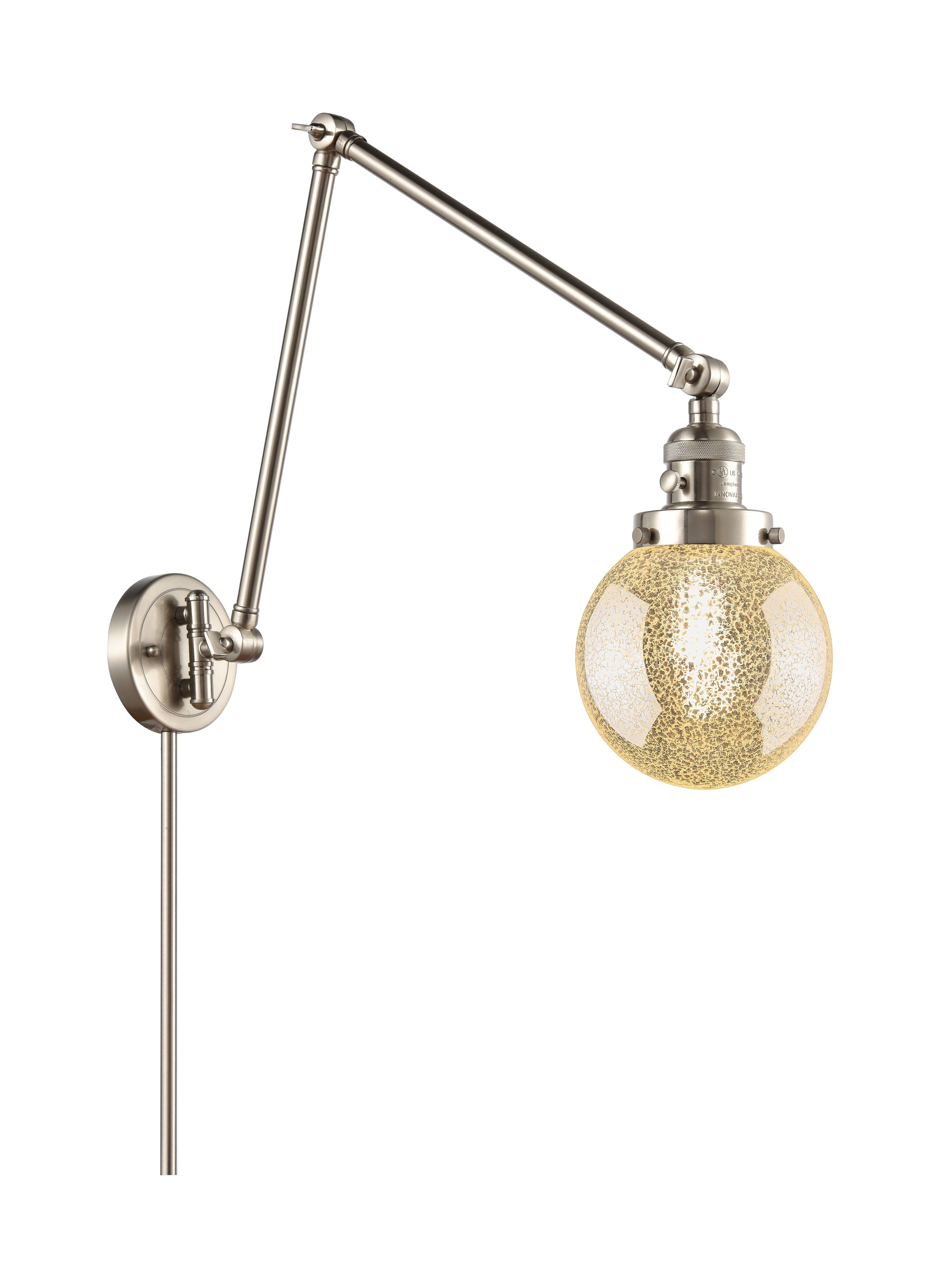 Franklin Restoration Swing Arm Cast Brass