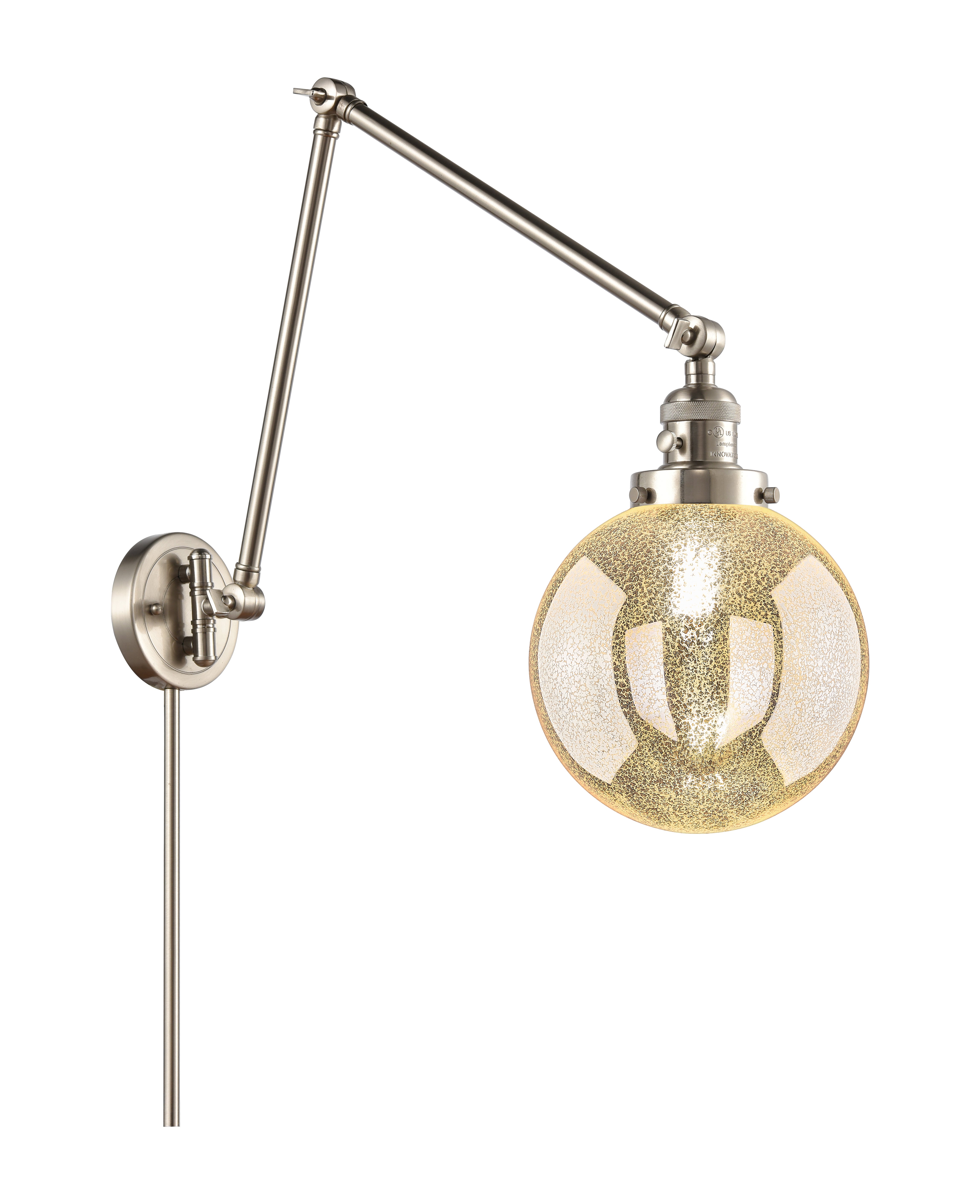 Franklin Restoration Swing Arm Cast Brass