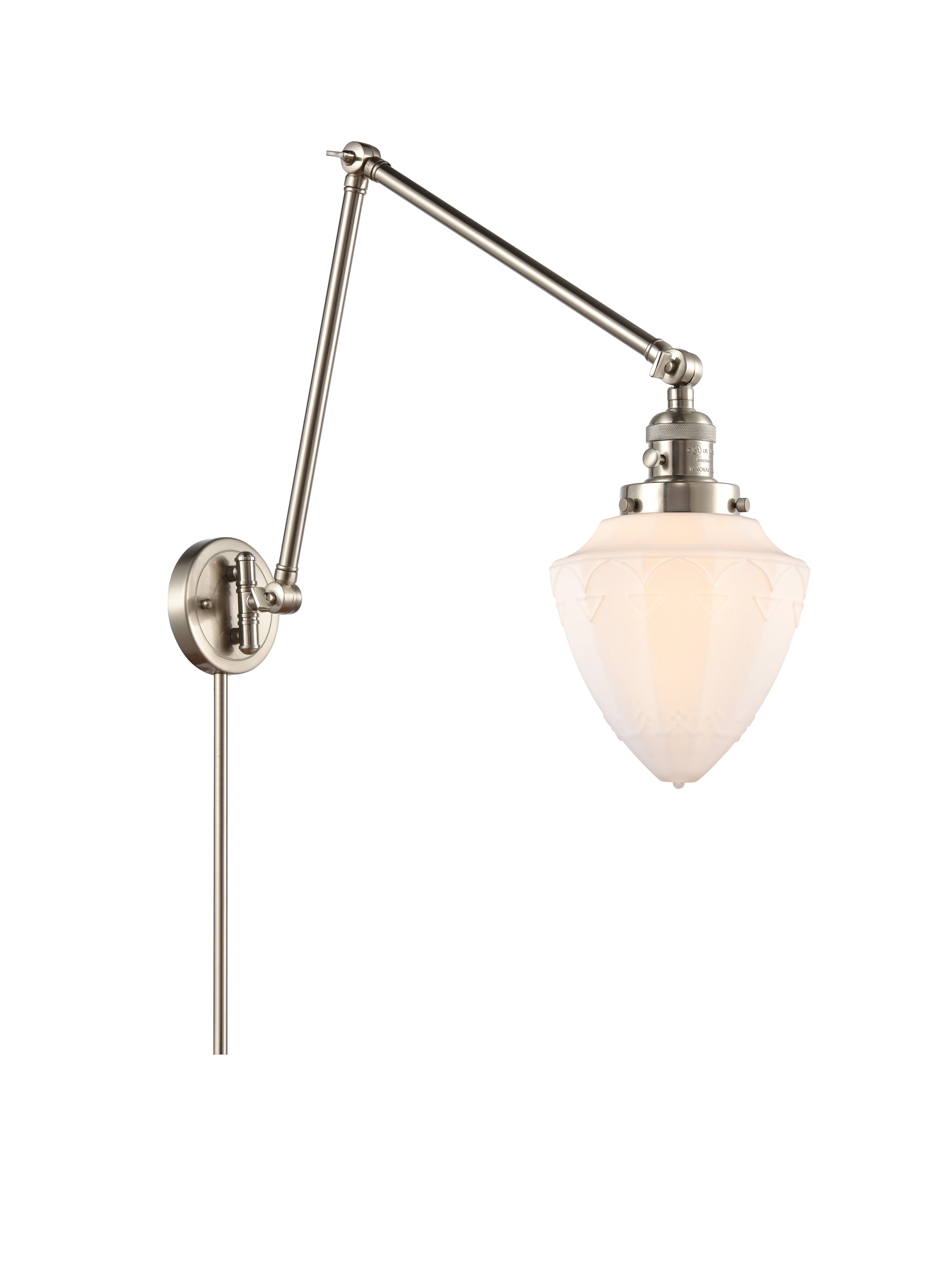 Franklin Restoration Swing Arm Cast Brass