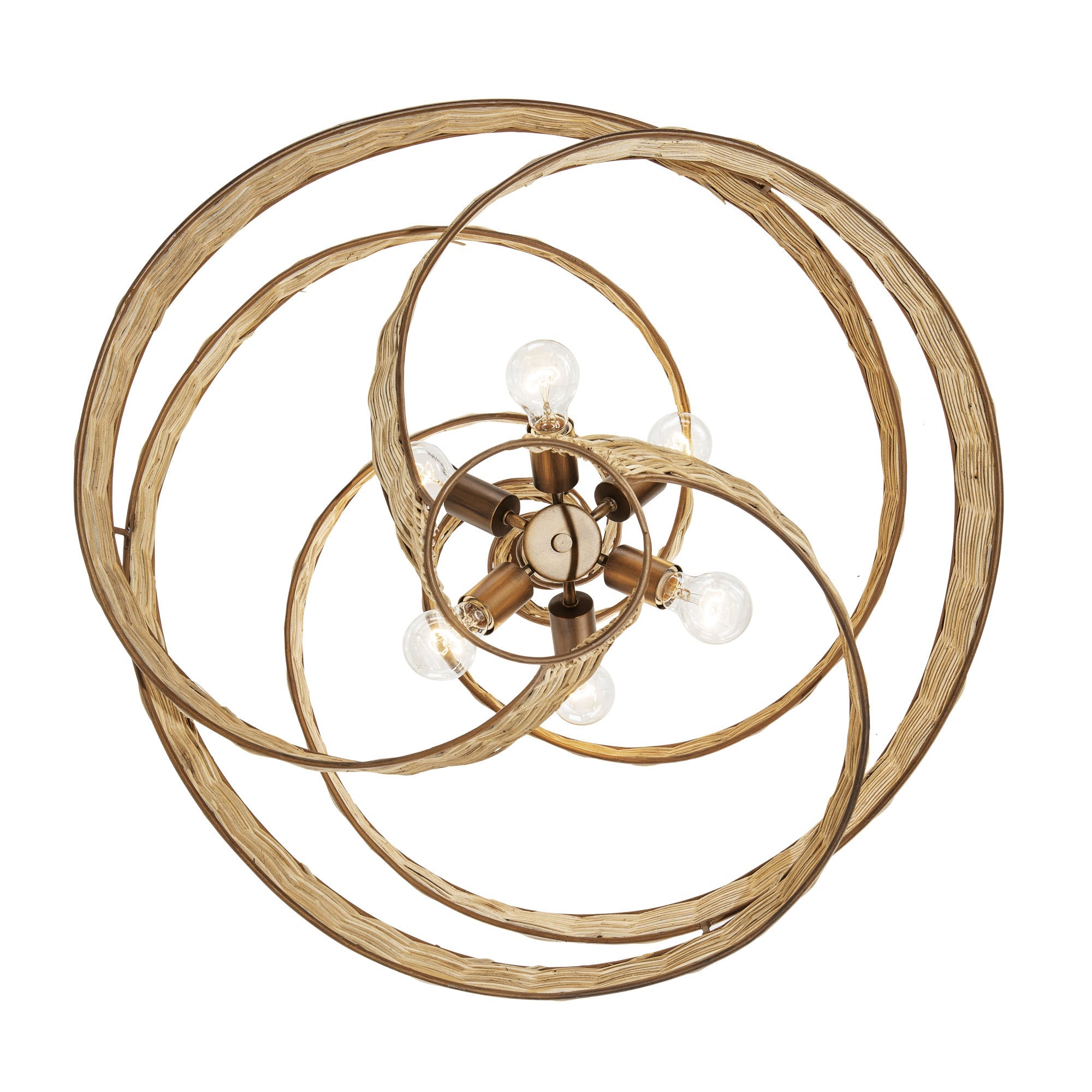 Flow 6 Light Twist Pendant