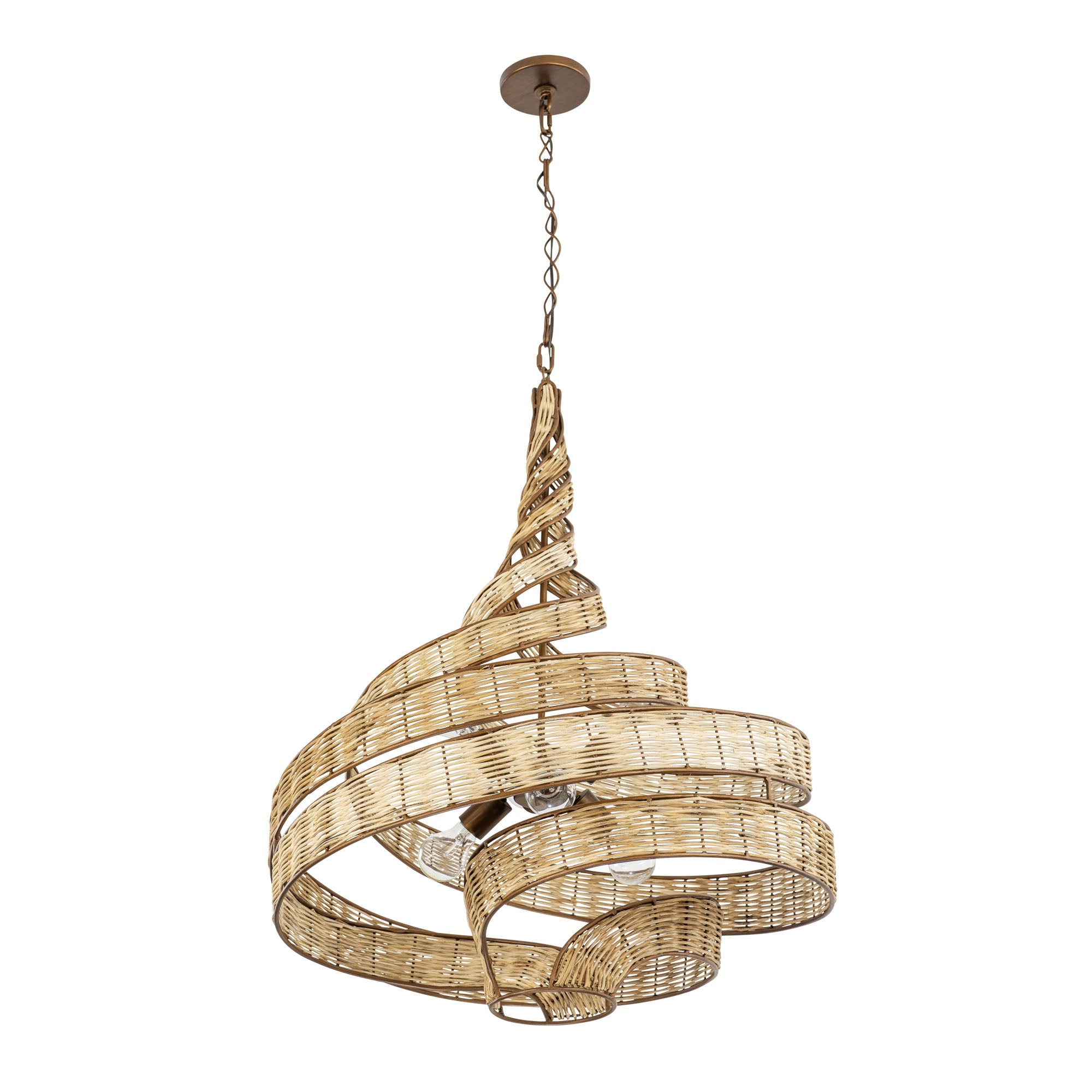 Flow 6 Light Twist Pendant