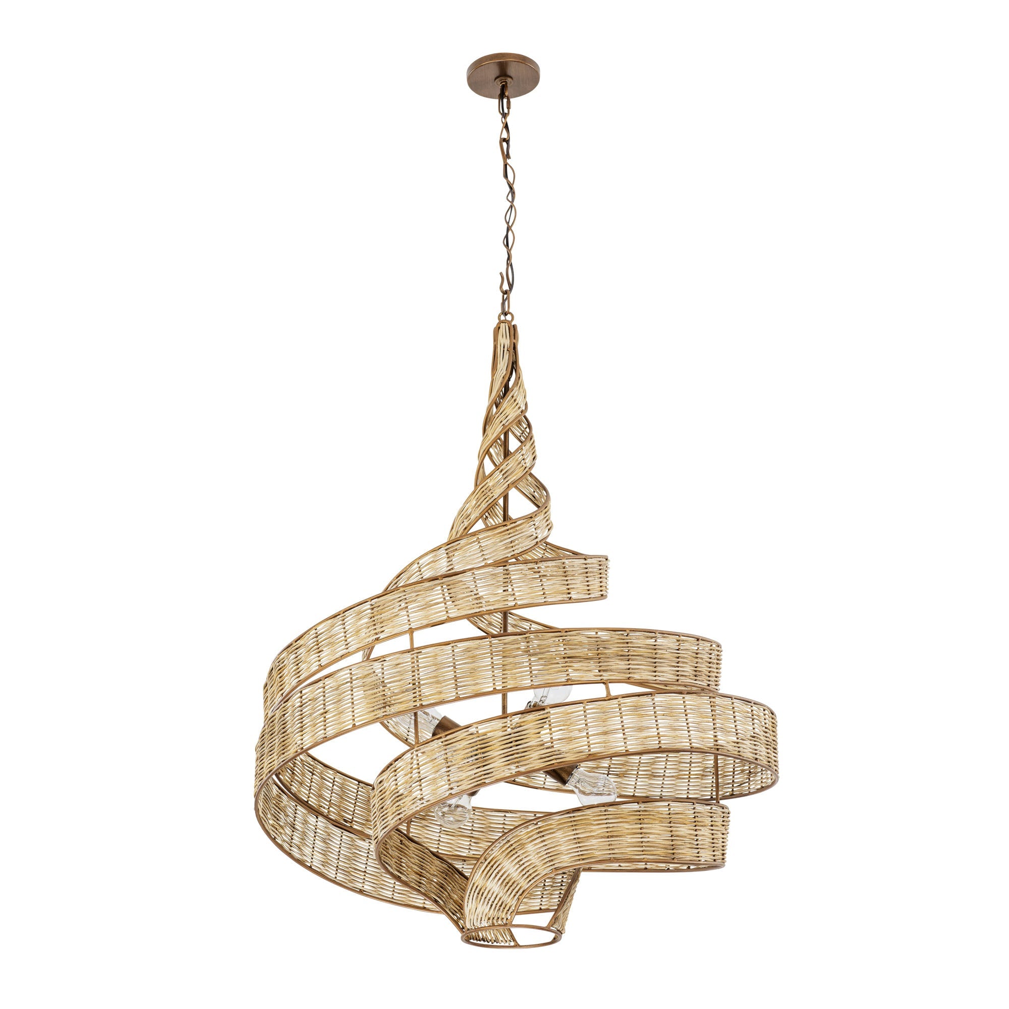 Flow 6 Light Large Twist Pendant