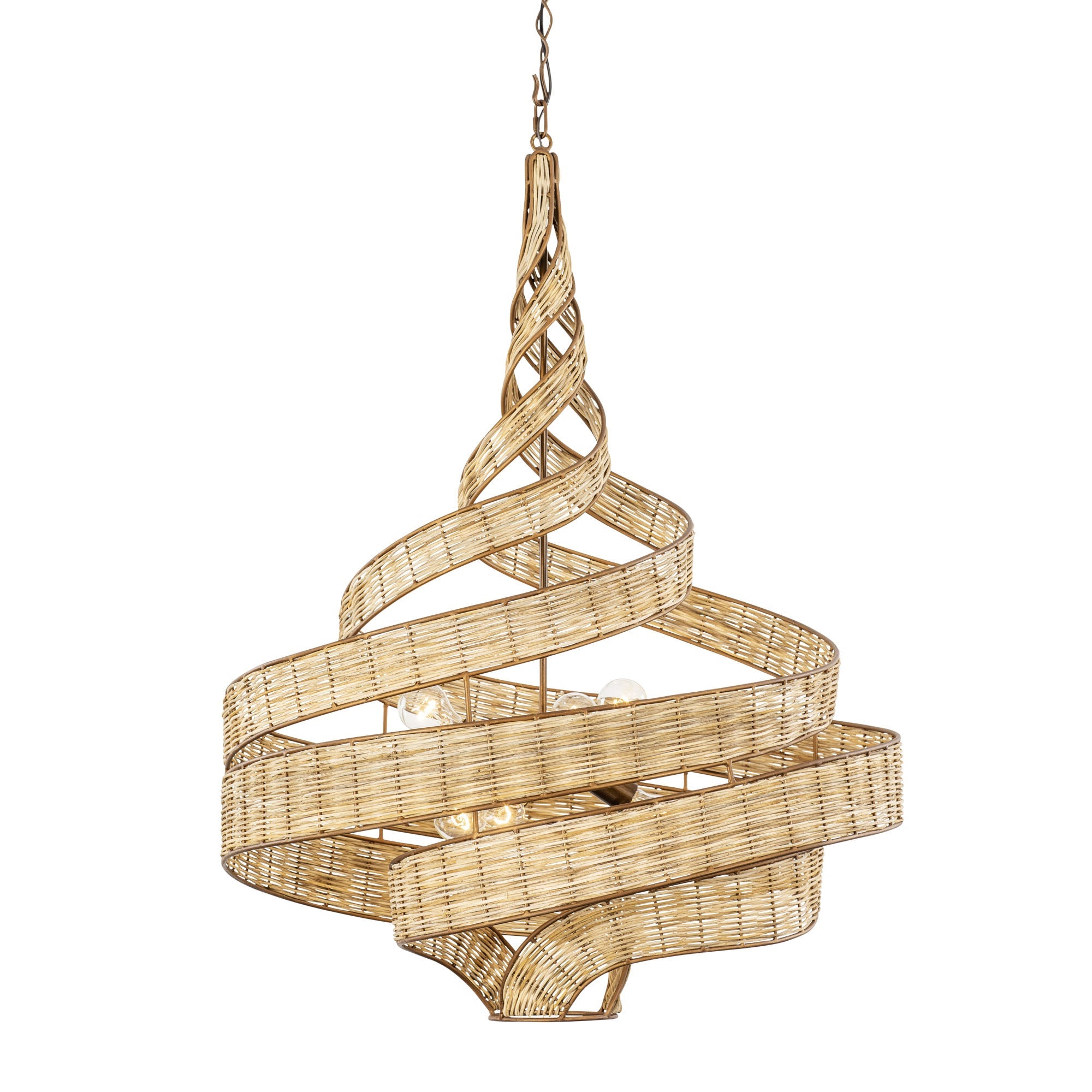 Flow 6 Light Large Twist Pendant