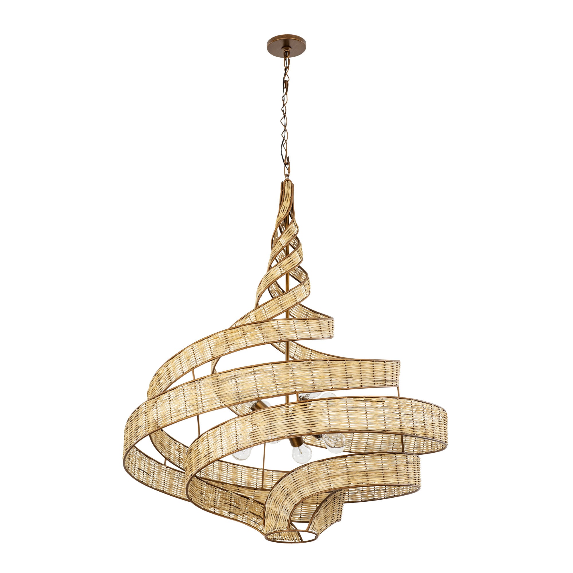 Flow 8 Light Twist Pendant