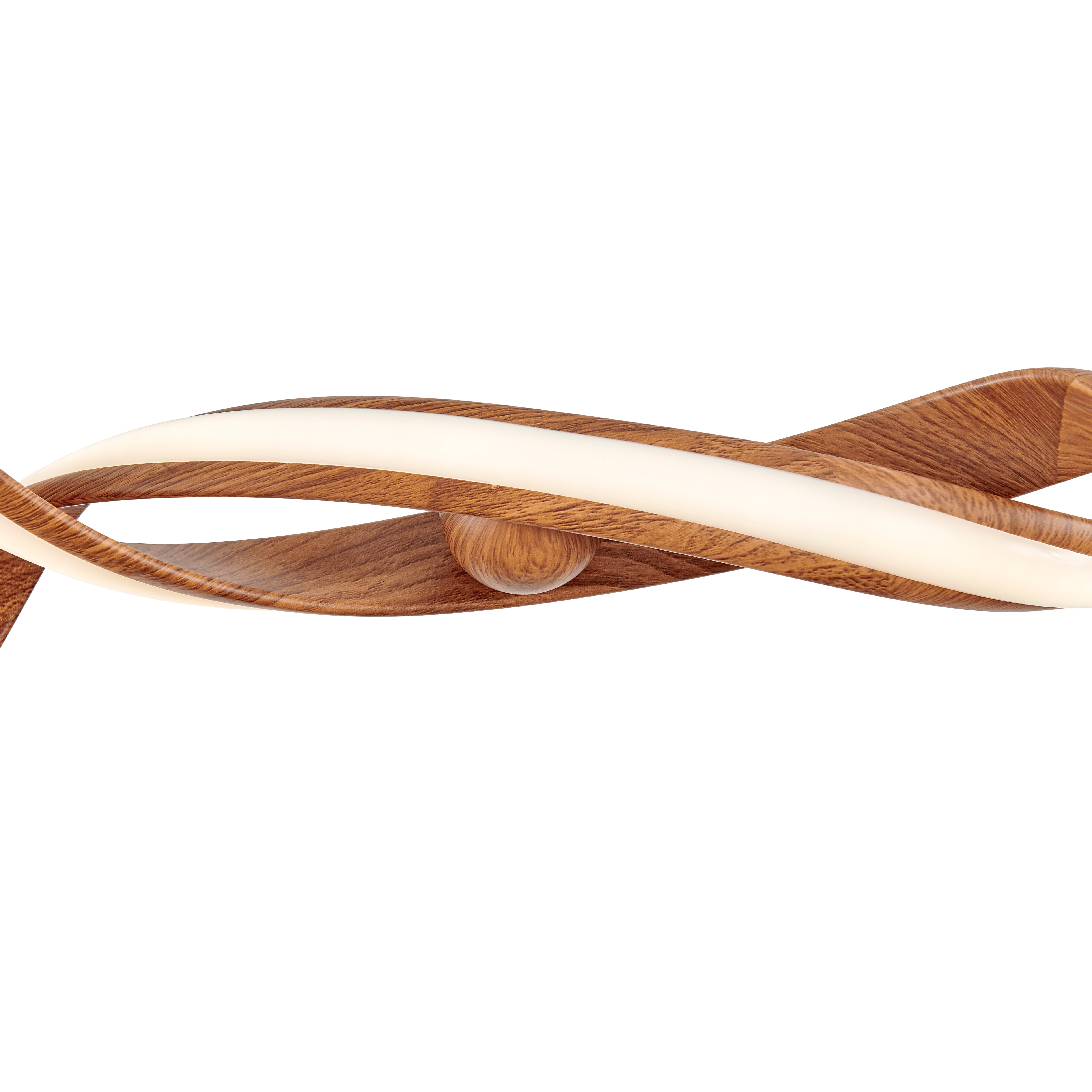 Munich LED Horizontal Chandelier | Wood