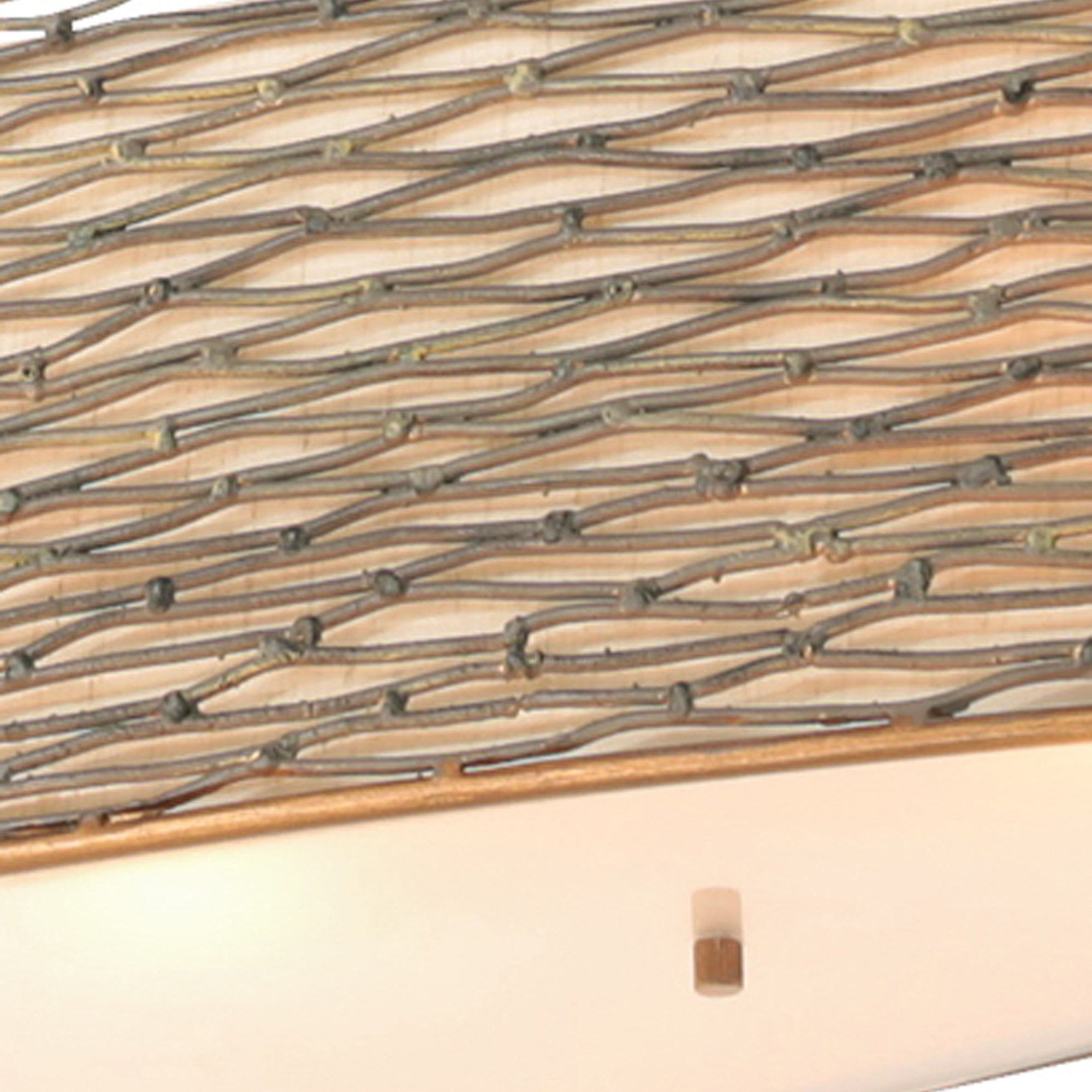 Flow 4 Light Oval Linear Pendant w/Fabric Shade