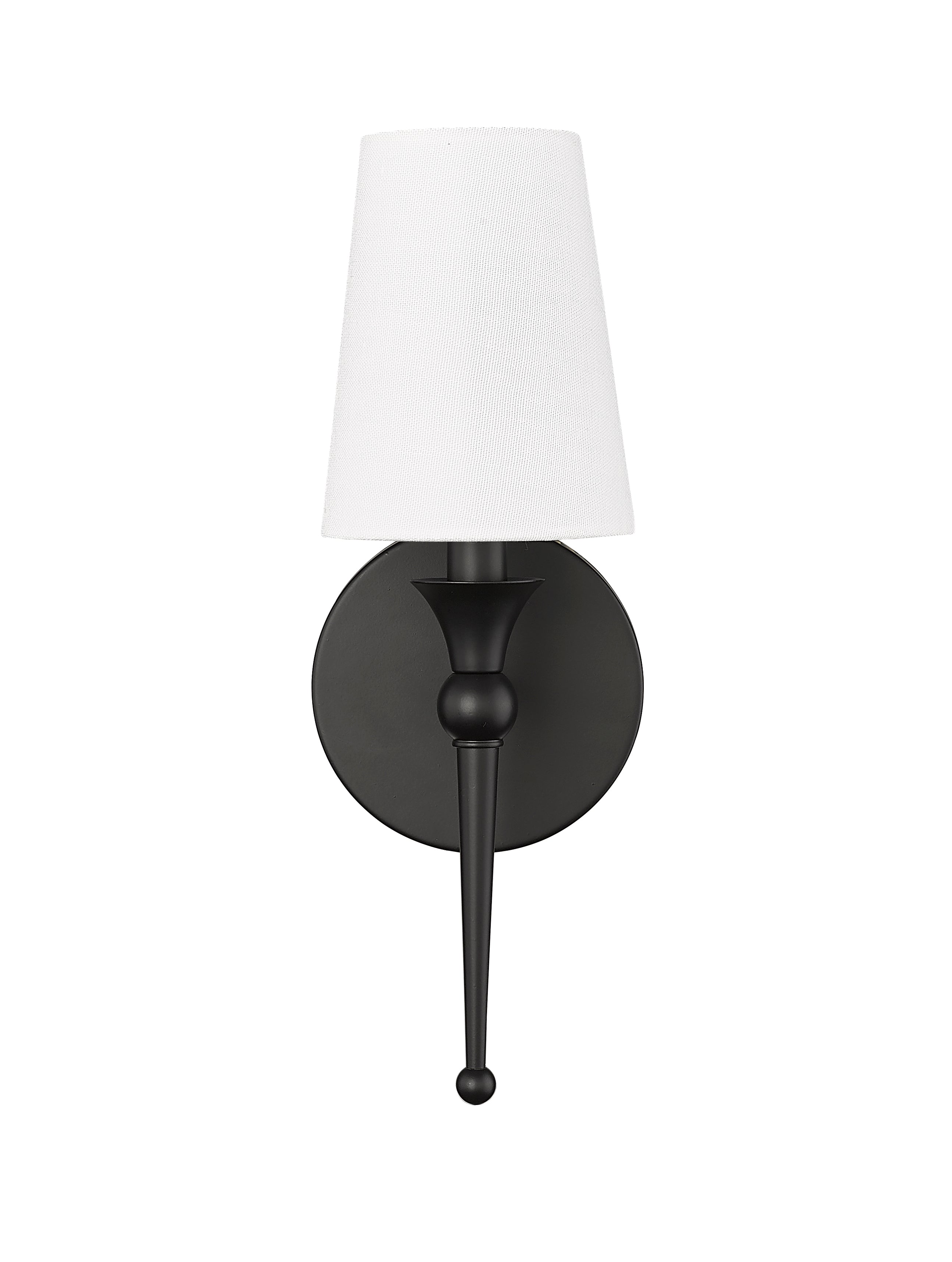 5'' Matte Black 1 Light Wall Sconce