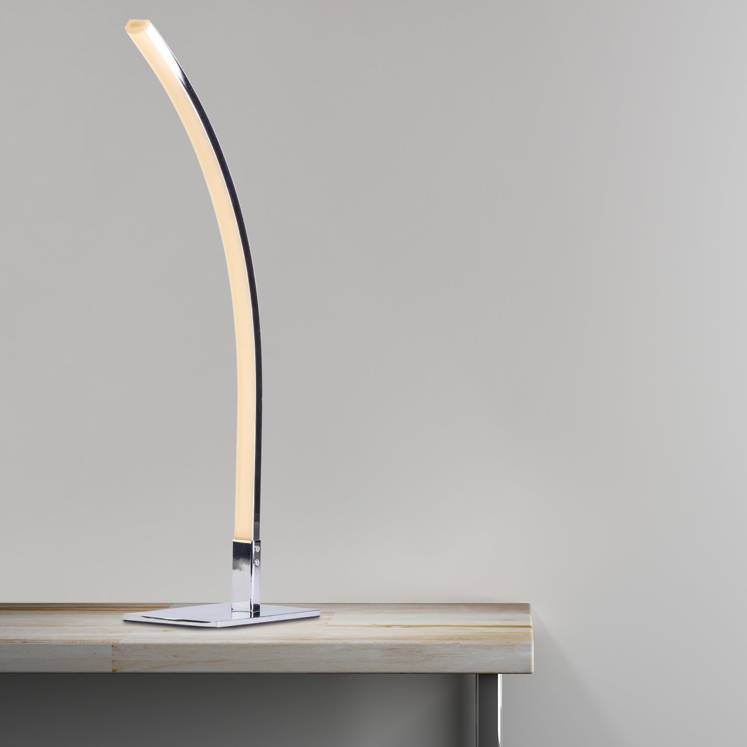 Modern Arc Design Table Lamp | Led Strip