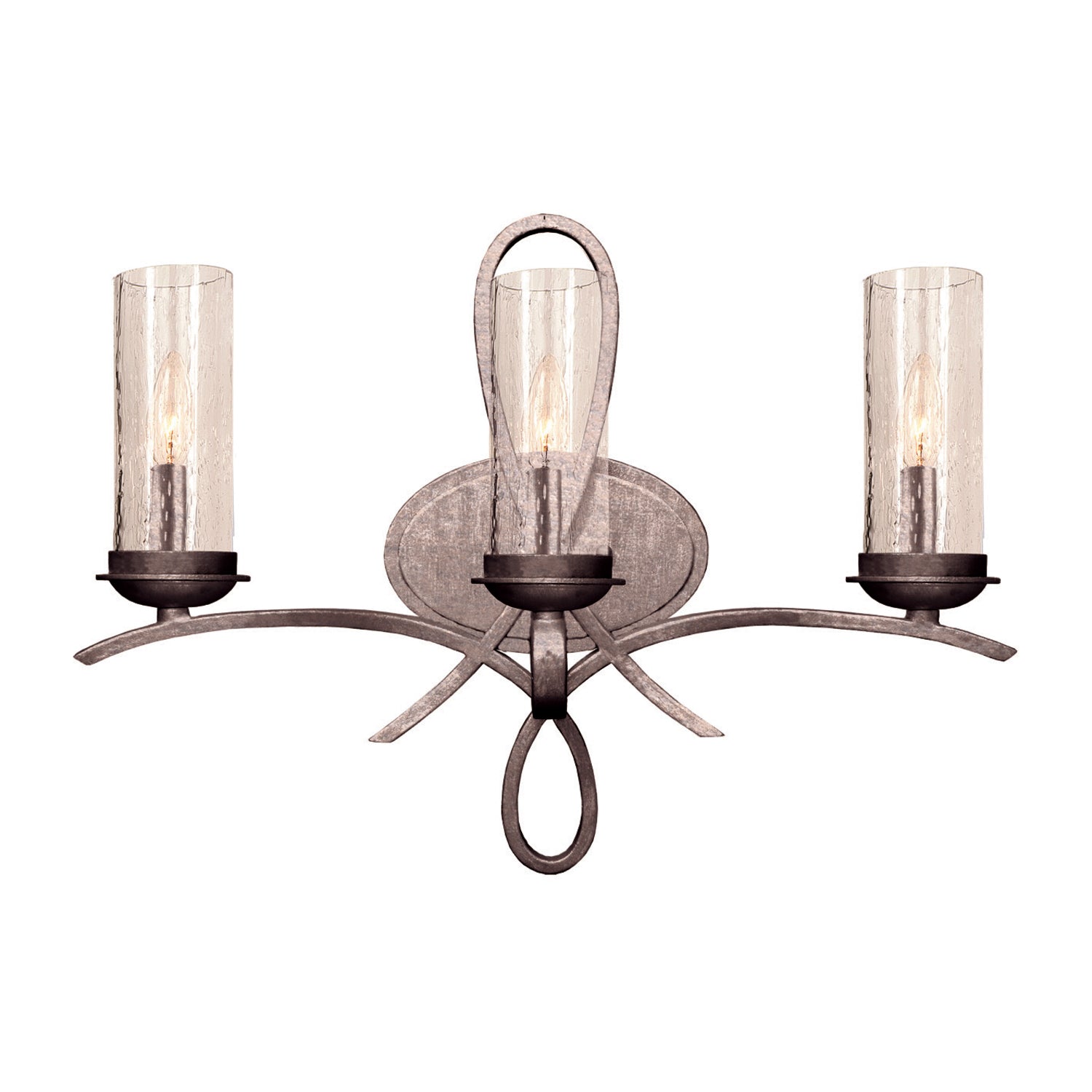 22'' Grayson 3 Light Pearl Silver Vanity Light