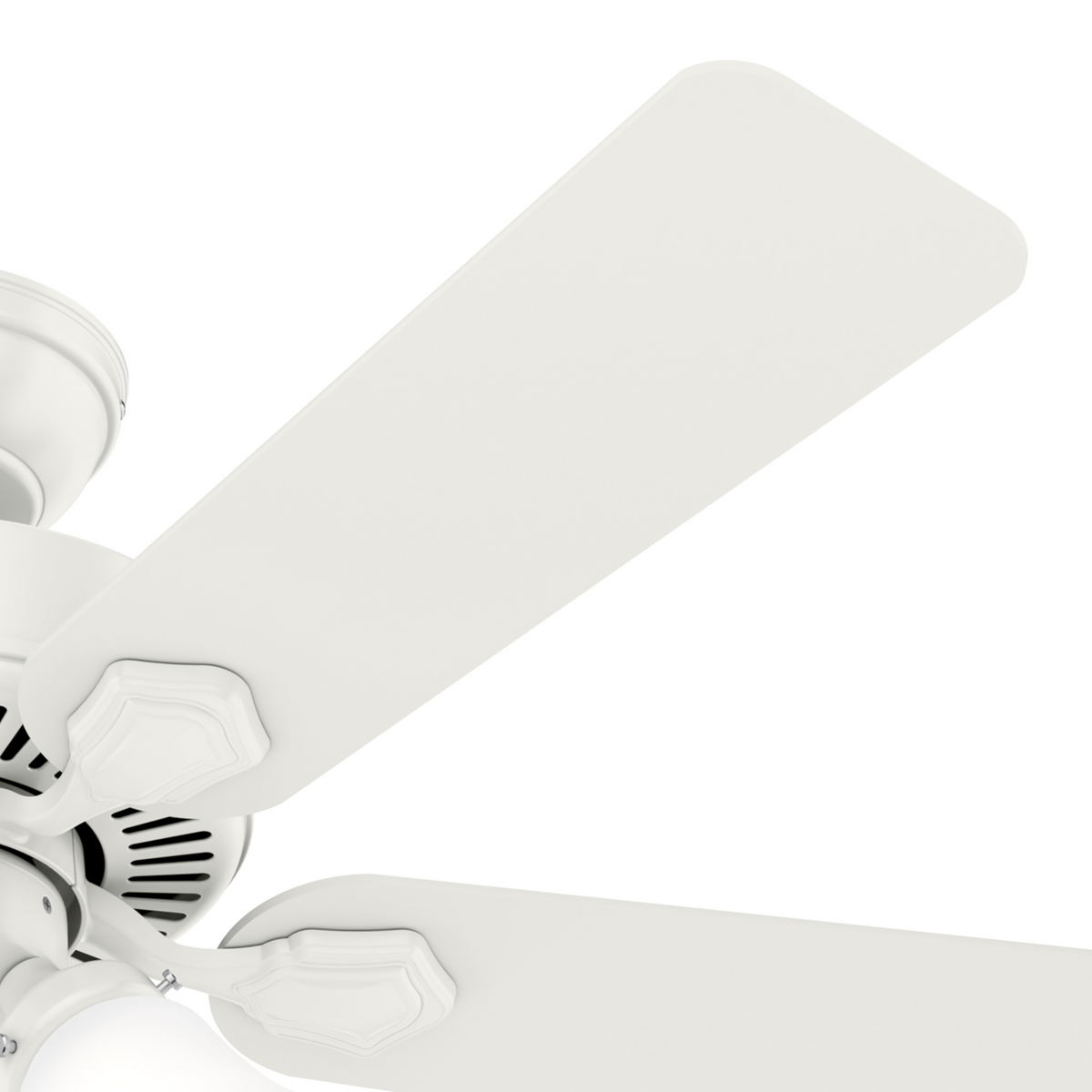 44 inch Swanson Fresh White Ceiling Fan with LED Light Kit