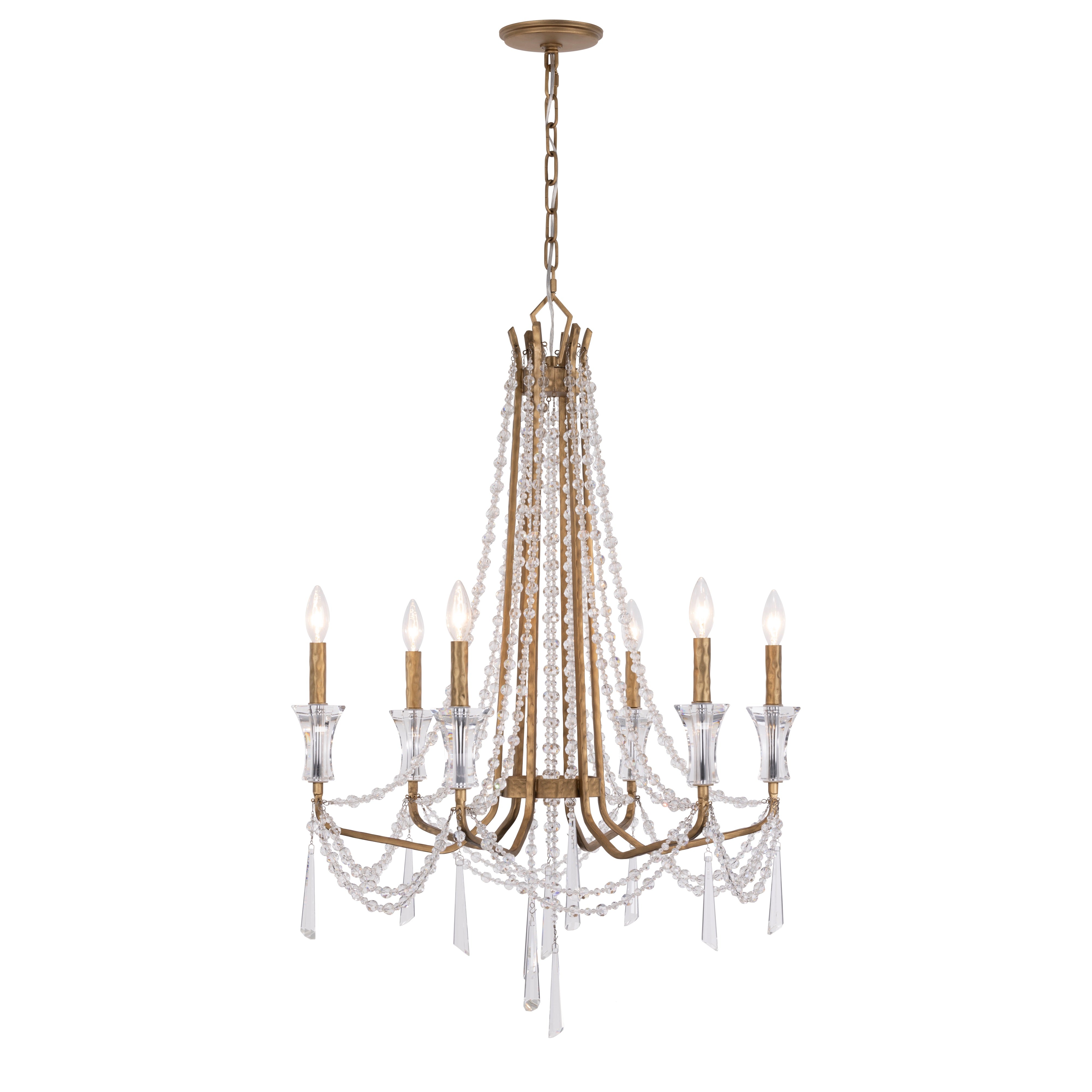 Barcelona 6 Light Crystal Chandelier