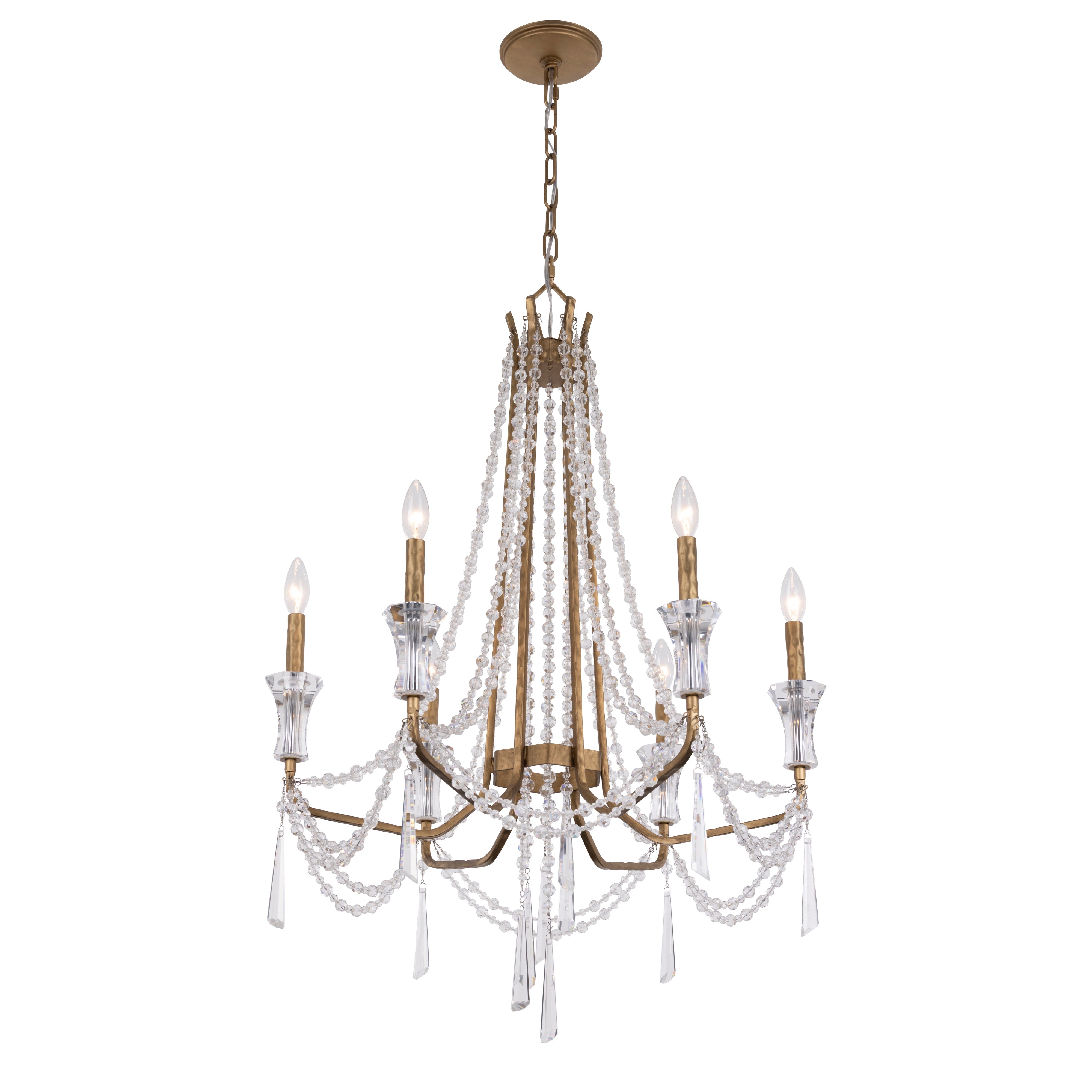 Barcelona 6 Light Crystal Chandelier