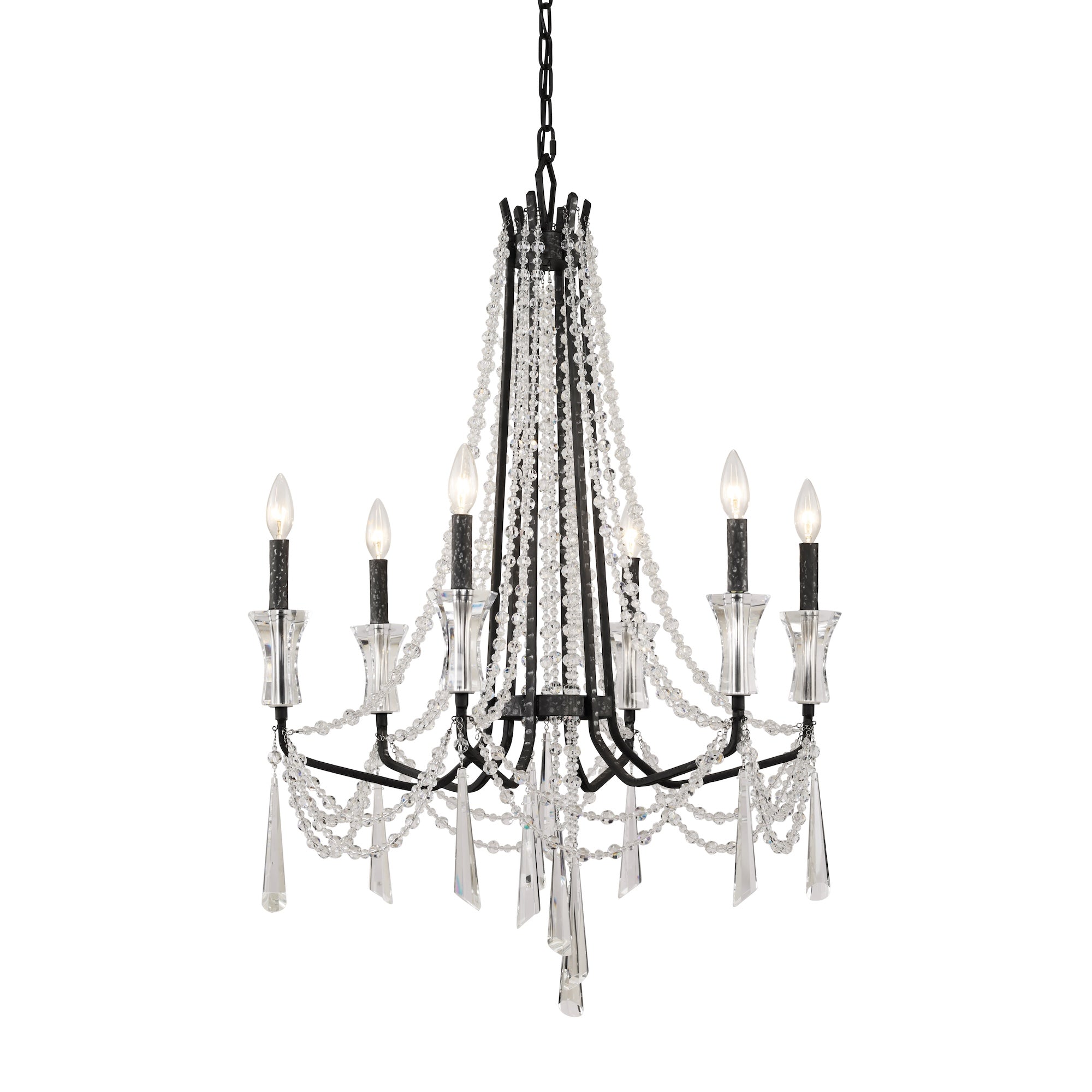 Barcelona 6 Light Crystal Chandelier