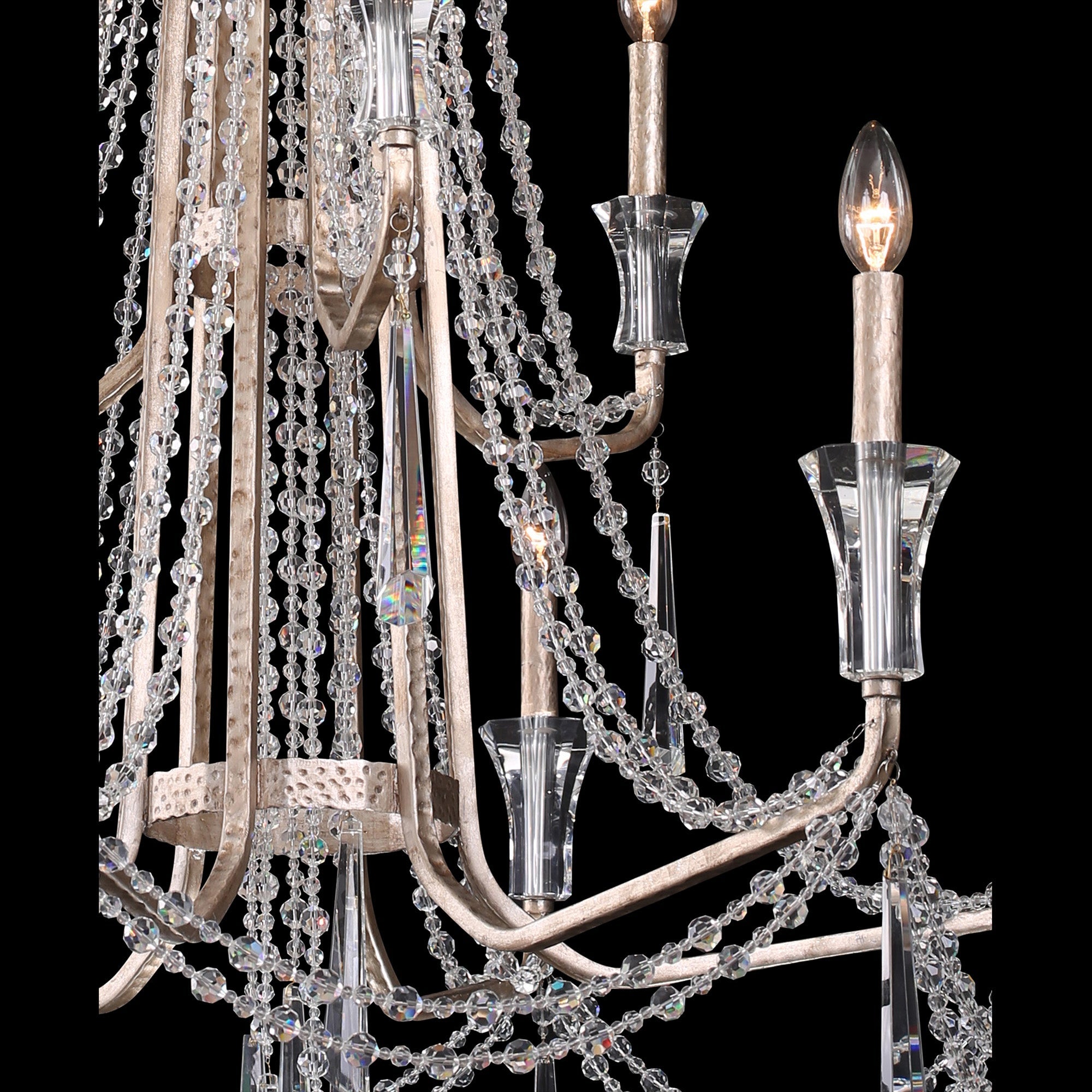 Barcelona 9 Light 2-Tier Crystal Chandelier