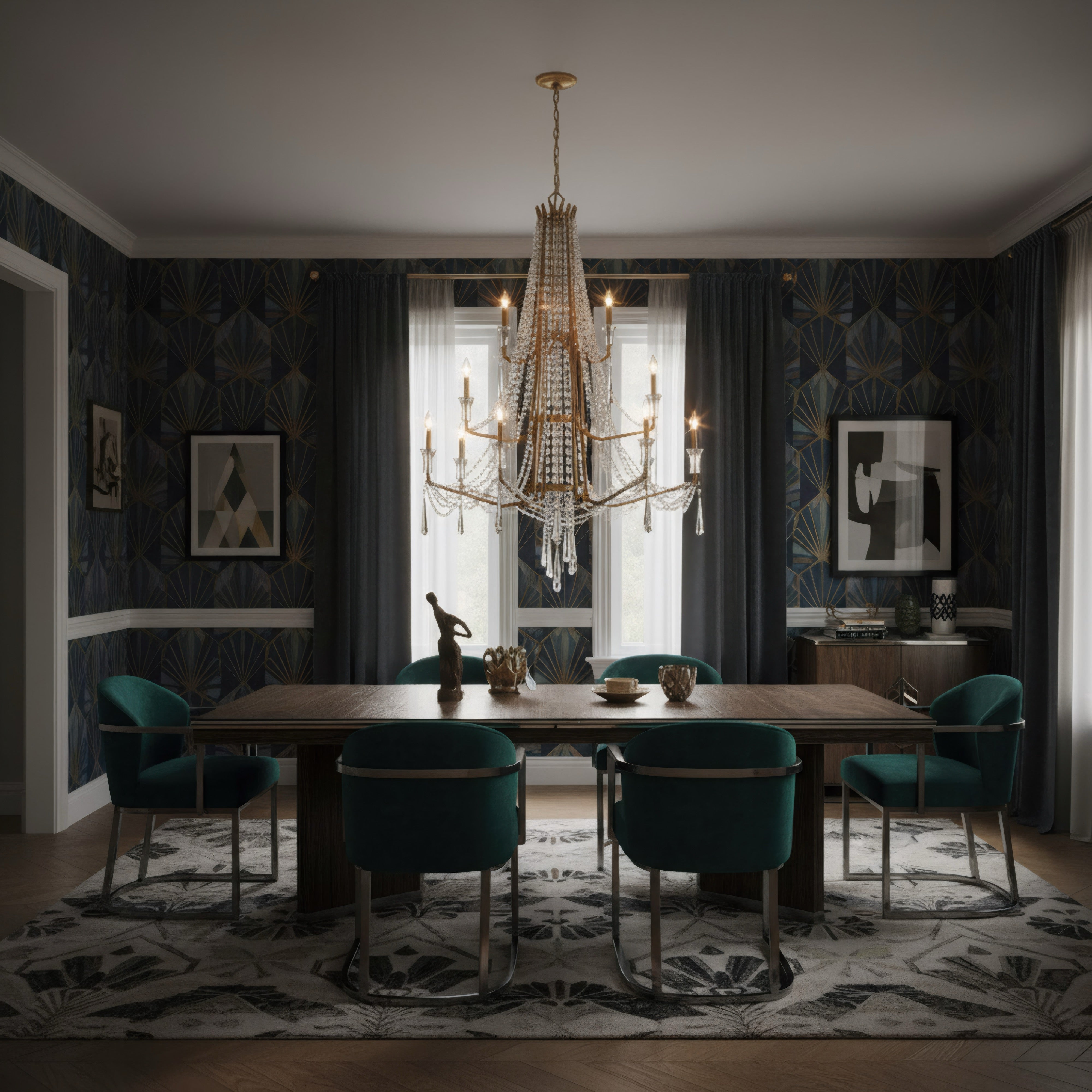 Barcelona 12 Light 3-Tier Crystal Chandelier