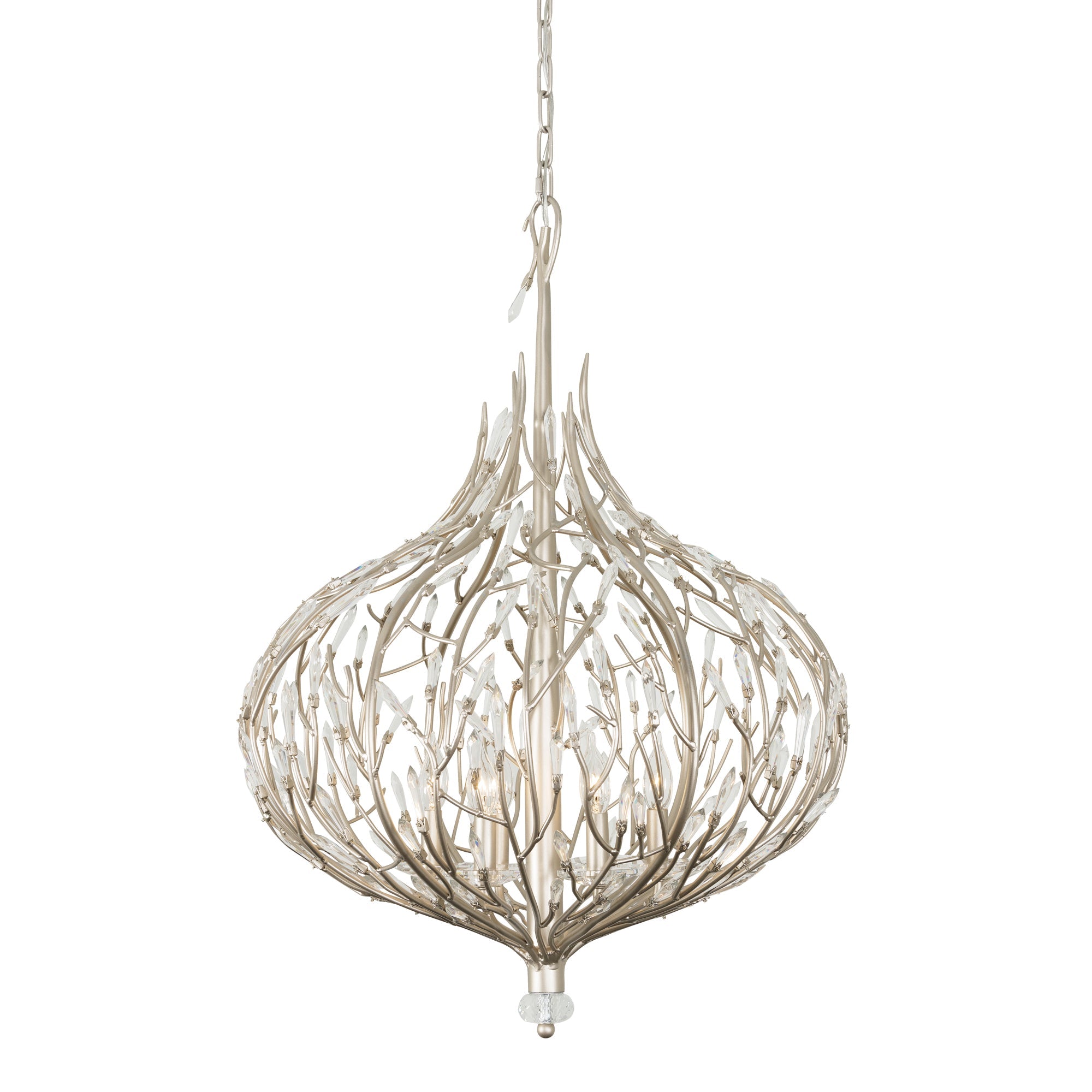 Bask 6 Light Crystal Pendant