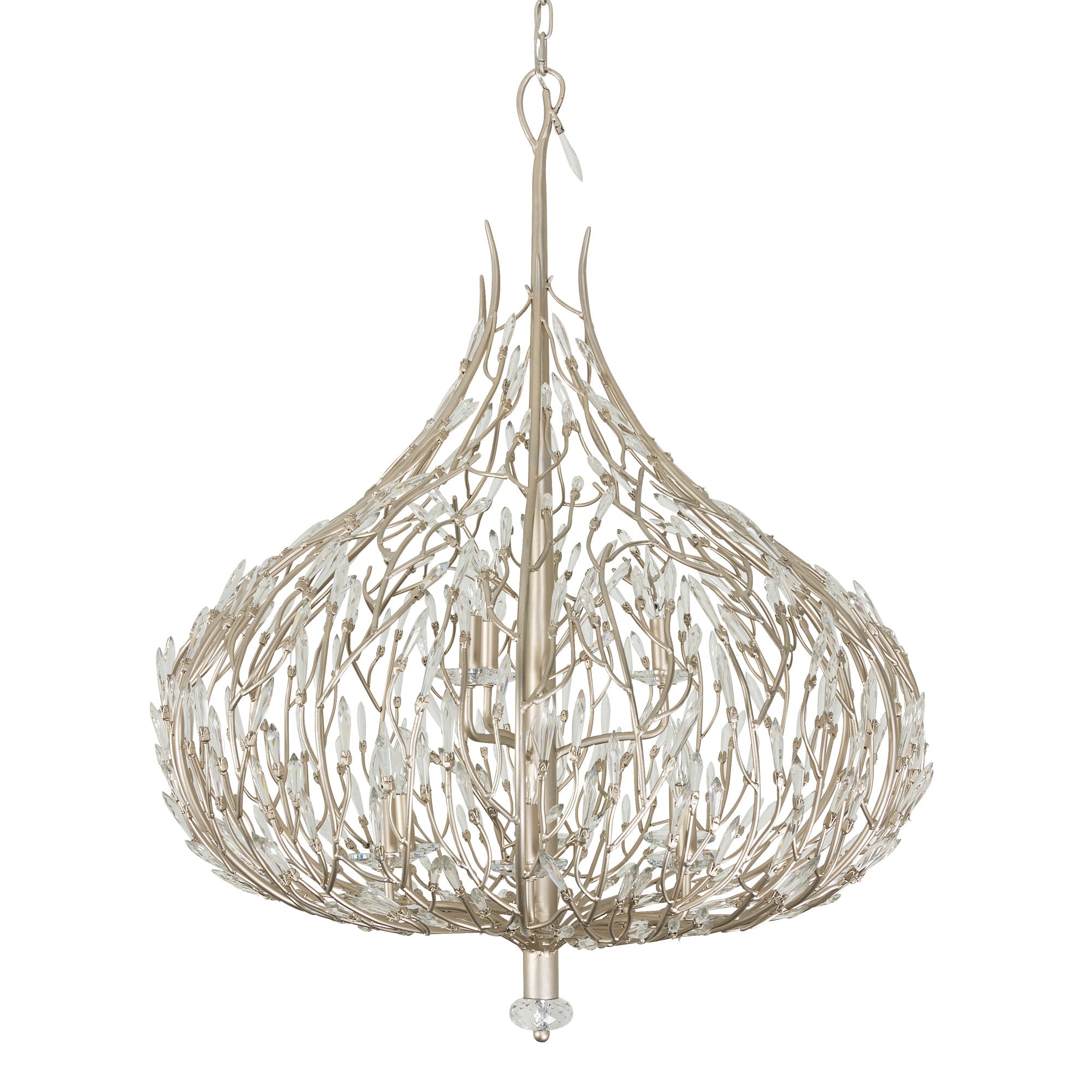 Bask 9 Light Crystal Pendant