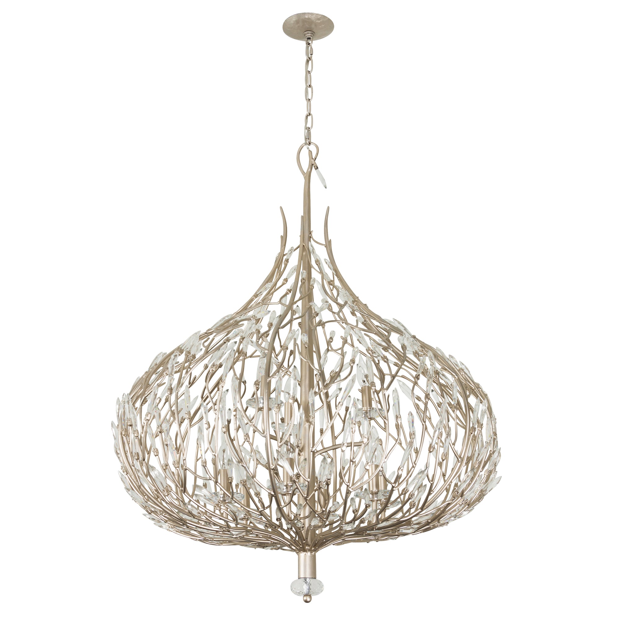 Bask 9 Light Crystal Pendant