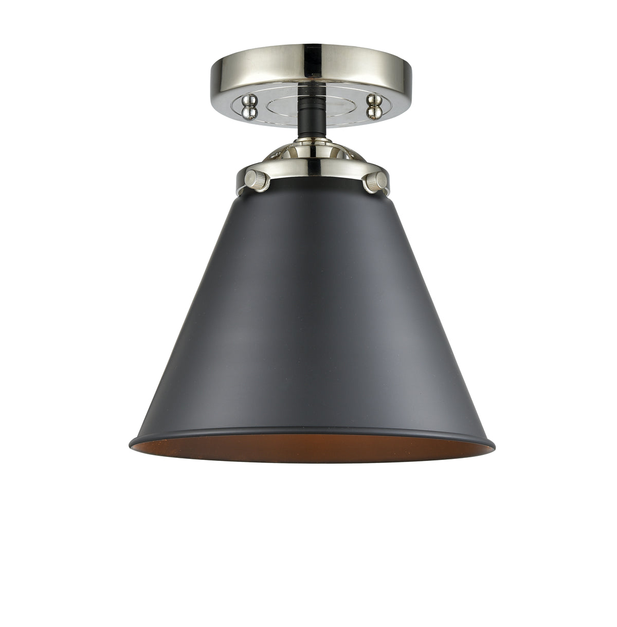 Appalachian 8-Inch 1-Light Semi-Flush Mount 8.5-Inch High