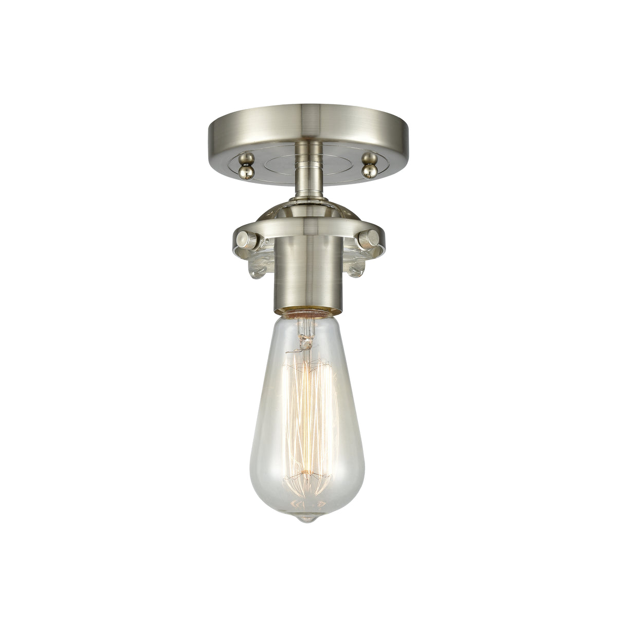 Beacon 6-Inch 1-Light Semi-Flush Mount 8.125-Inch High Dimmable