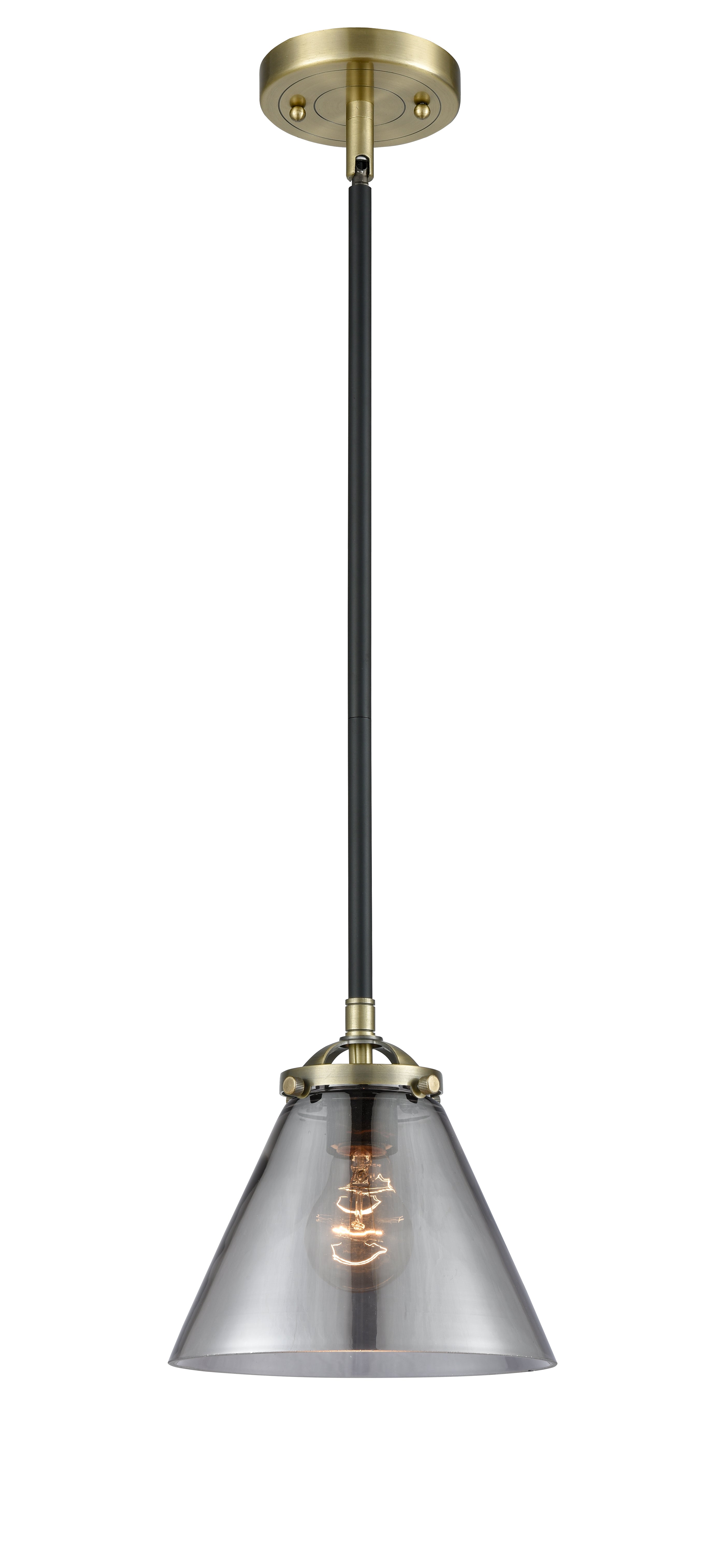 Nouveau Mini Pendant Cast Brass Black