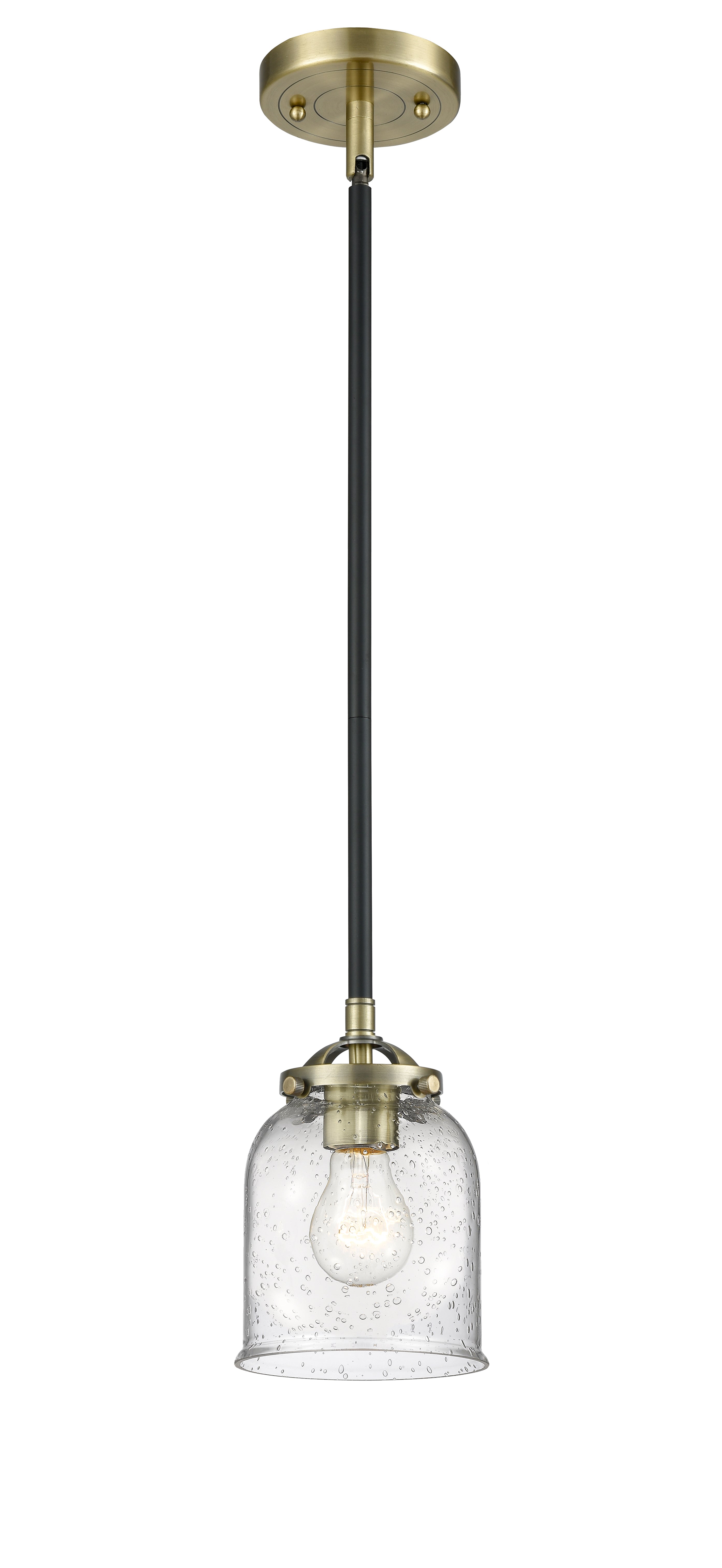Nouveau Mini Pendant Cast Brass Black
