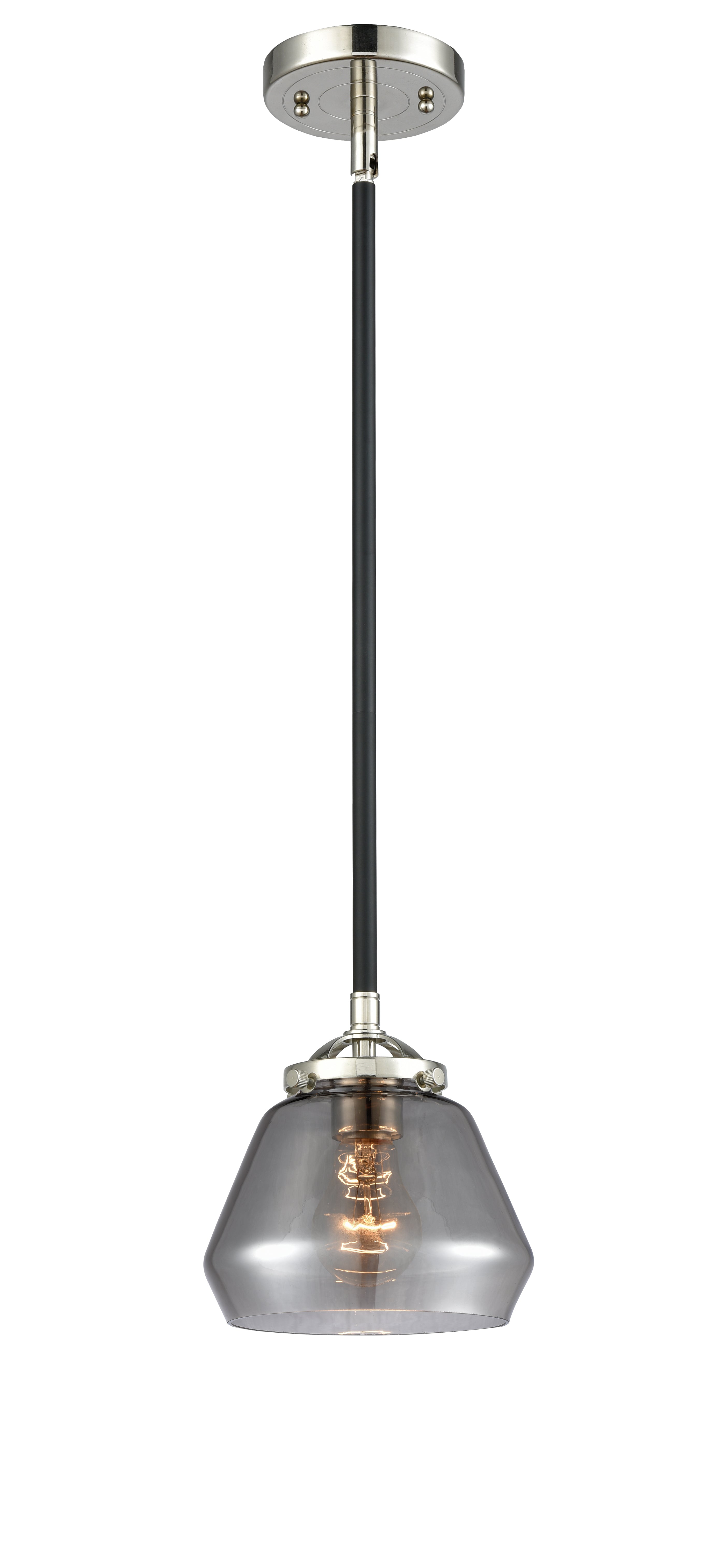 Nouveau Mini Pendant Black Antique Brass
