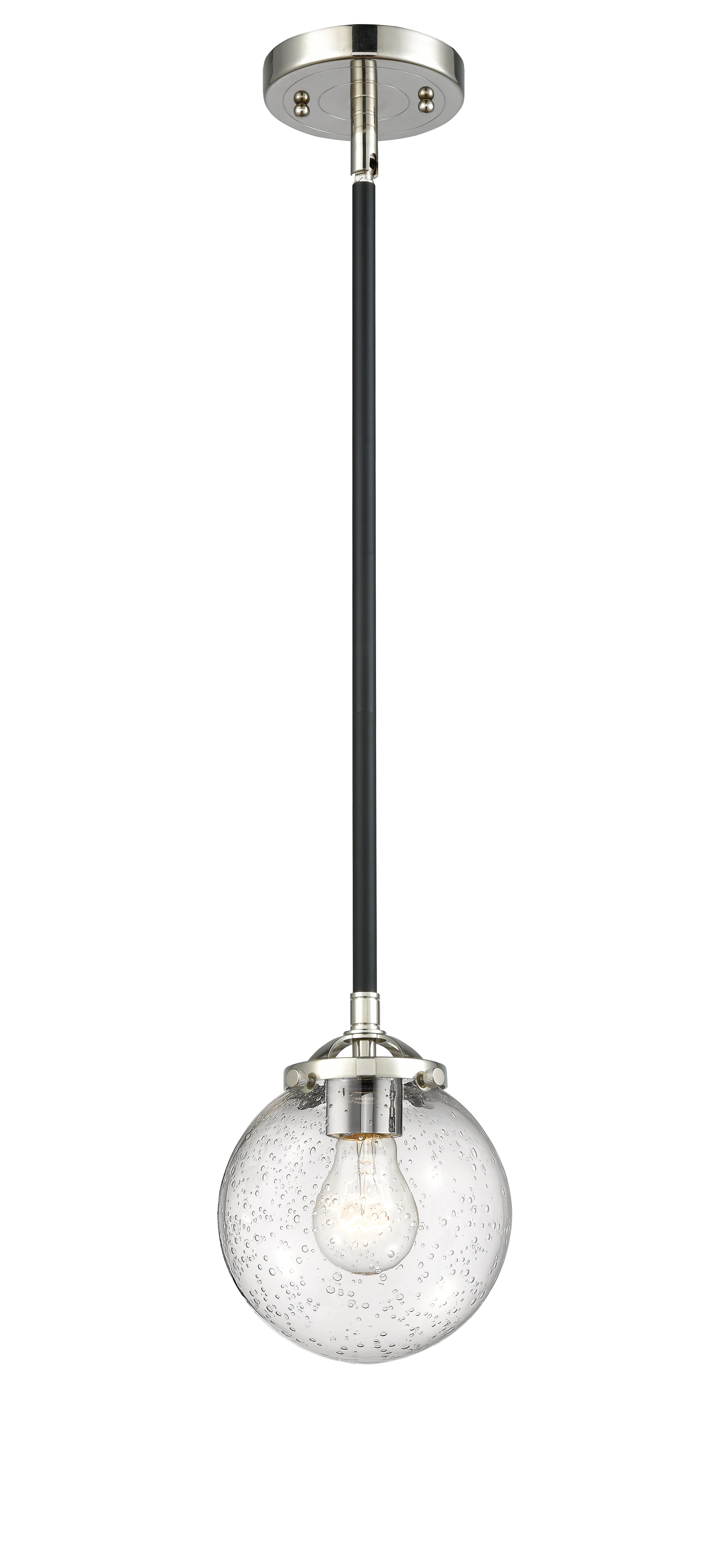 Nouveau Mini Pendant 6 Lights Black Brass
