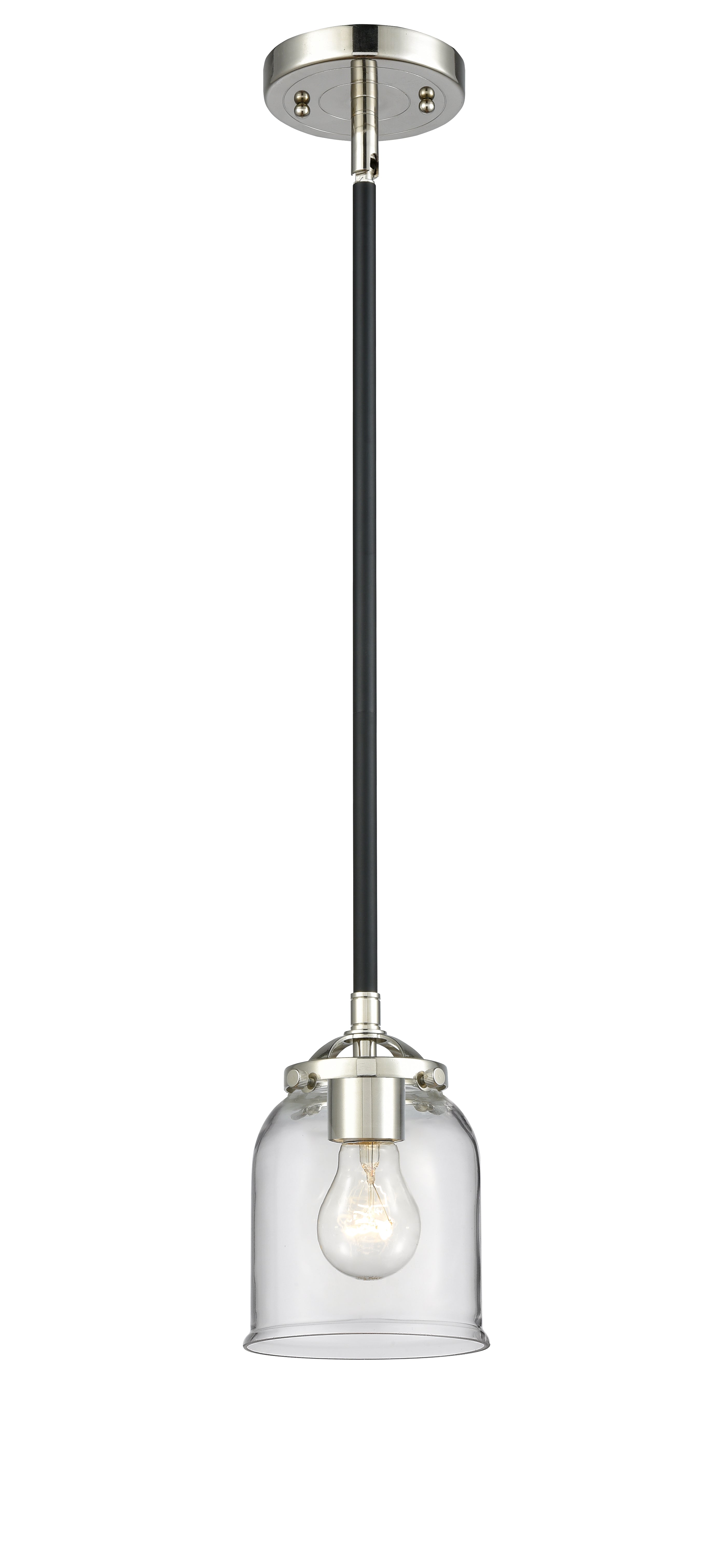 Nouveau Mini Pendant Cast Brass Black