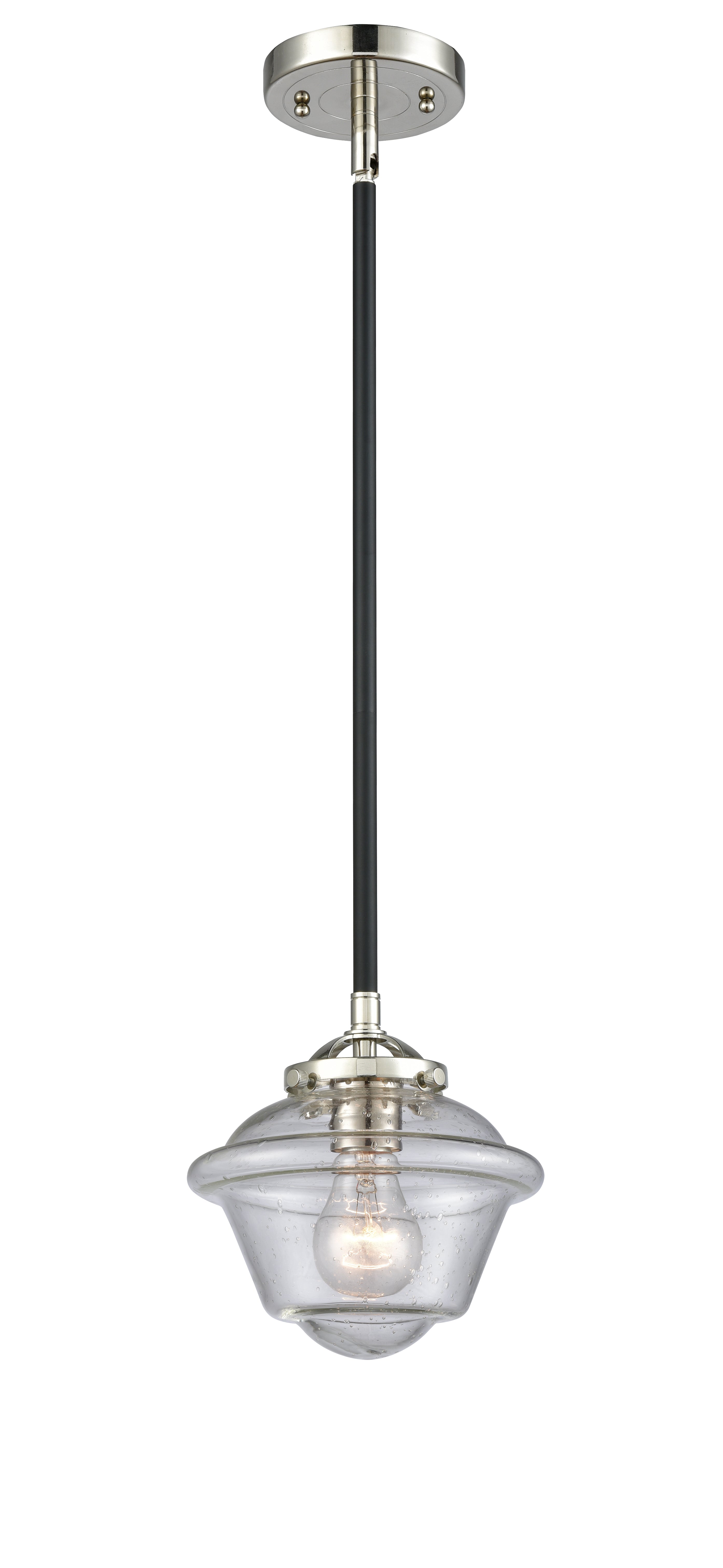 Nouveau Mini Pendant Black Antique Brass
