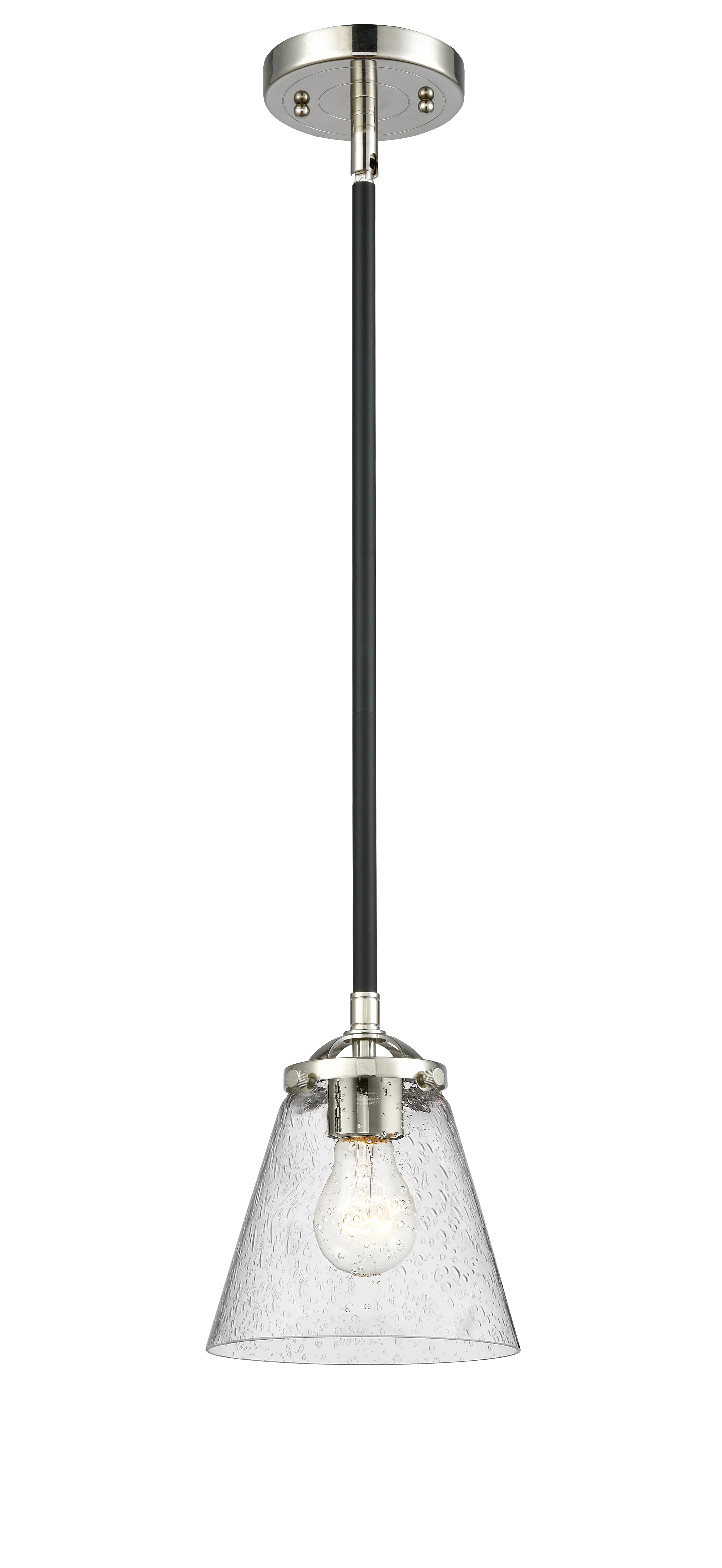 Nouveau Mini Pendant Cast Brass 6.25 Inch