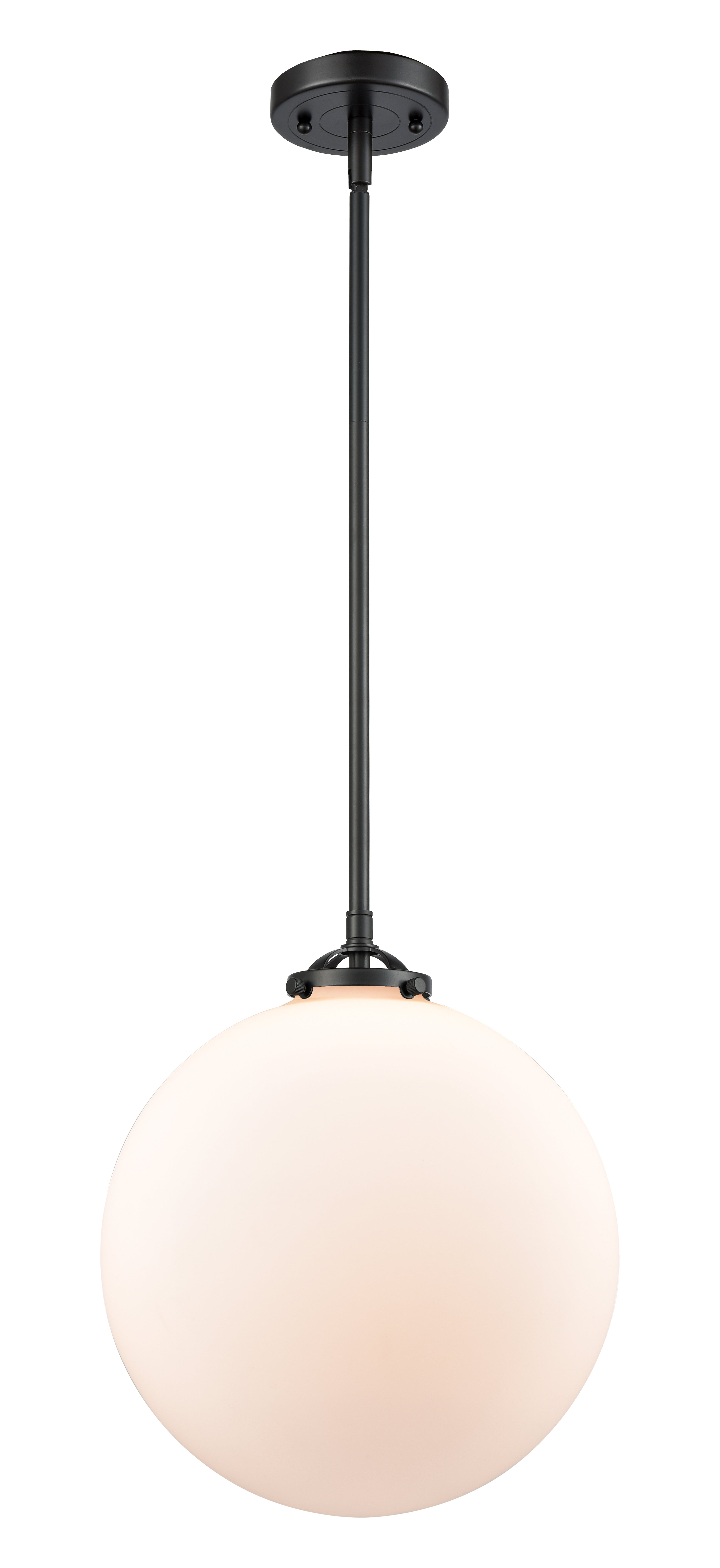 Nouveau Mini Pendant Black Antique Brass