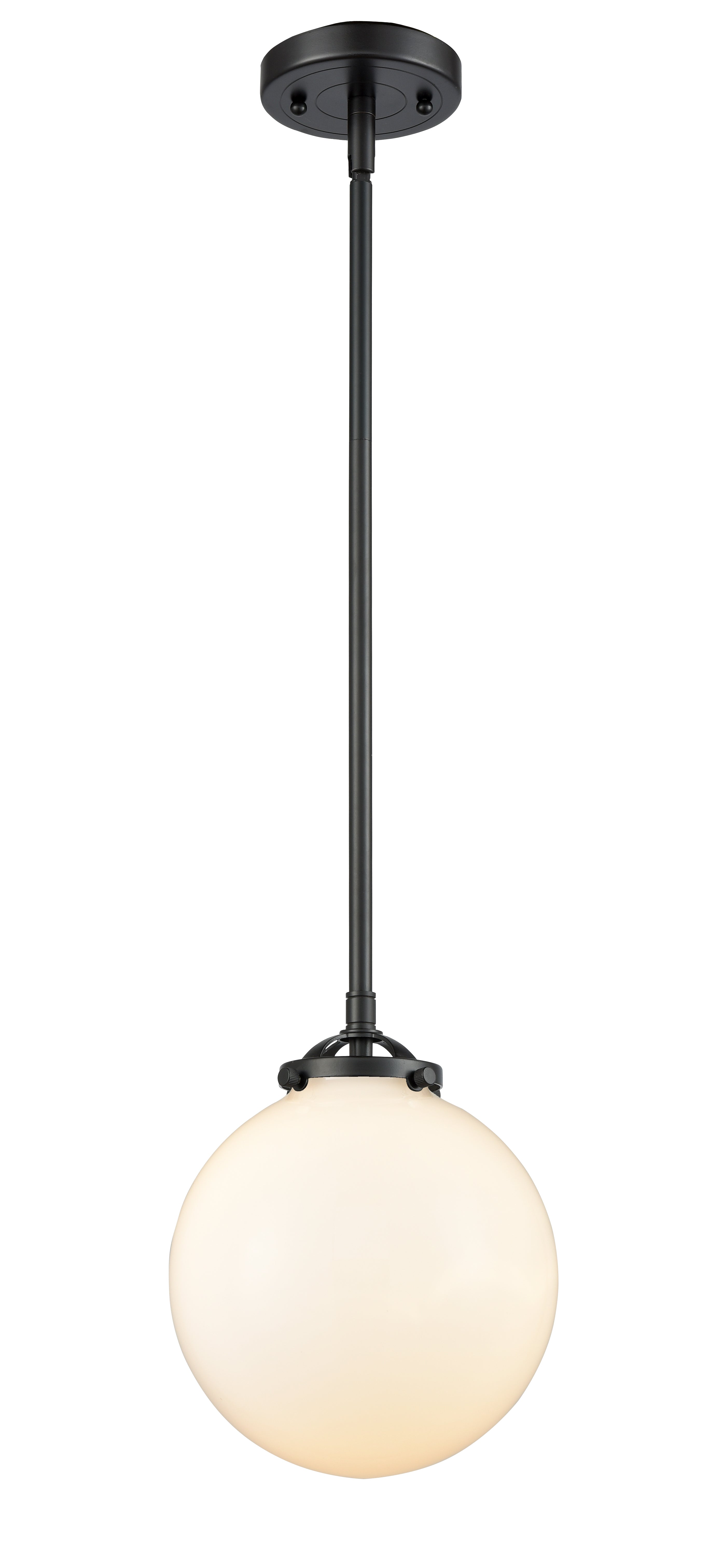 Nouveau Mini Pendant Black Antique Brass