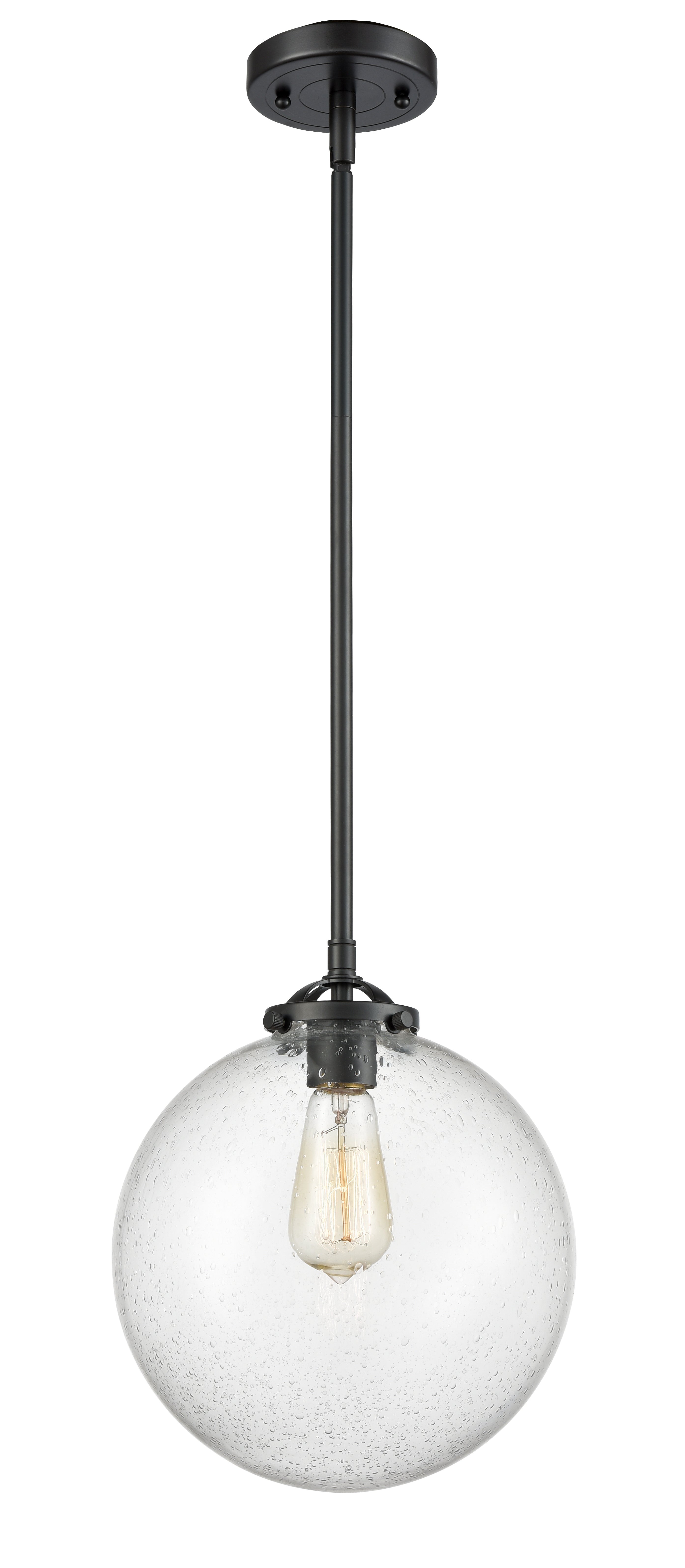 Nouveau Mini Pendant Black Cast Brass