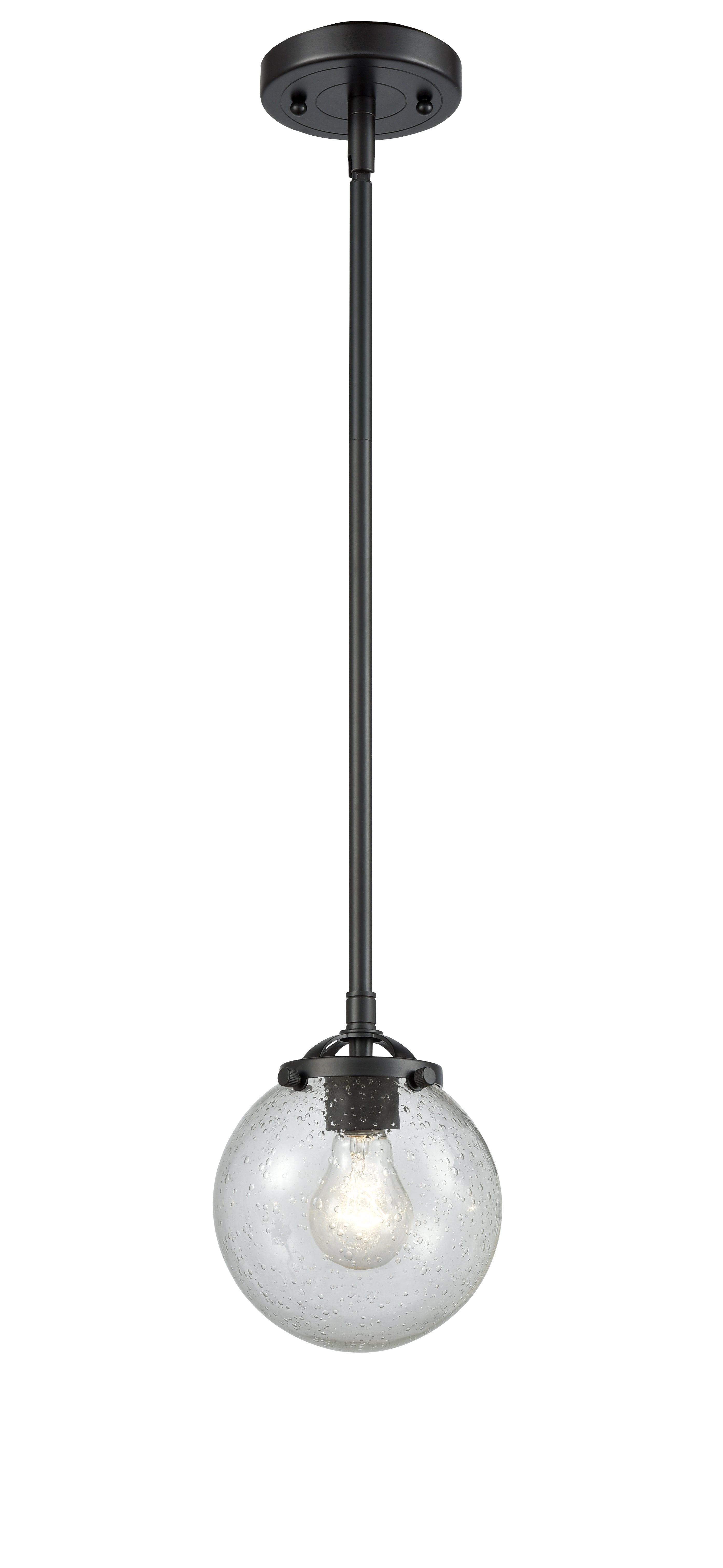 Nouveau Mini Pendant 6 Lights Black Brass