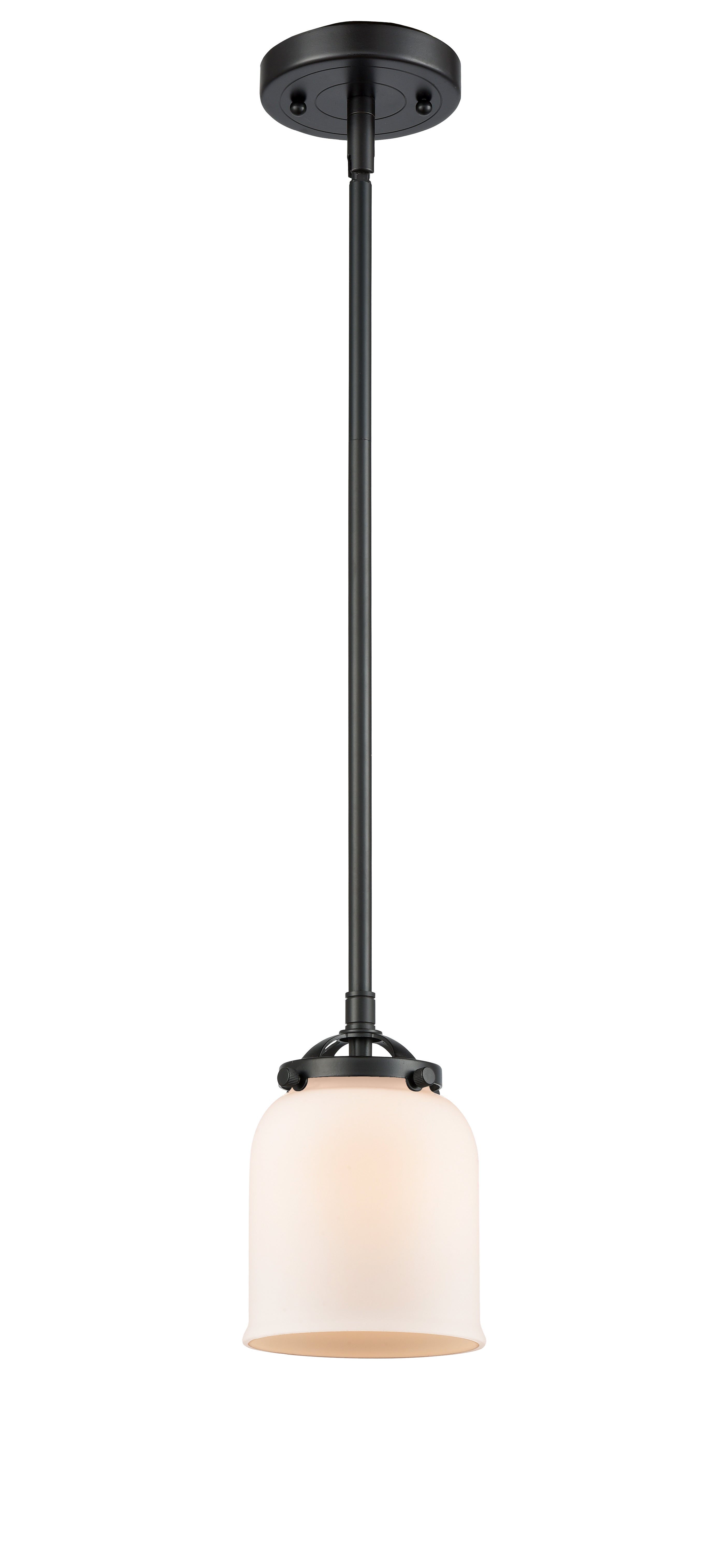 Nouveau Mini Pendant Black Antique Brass