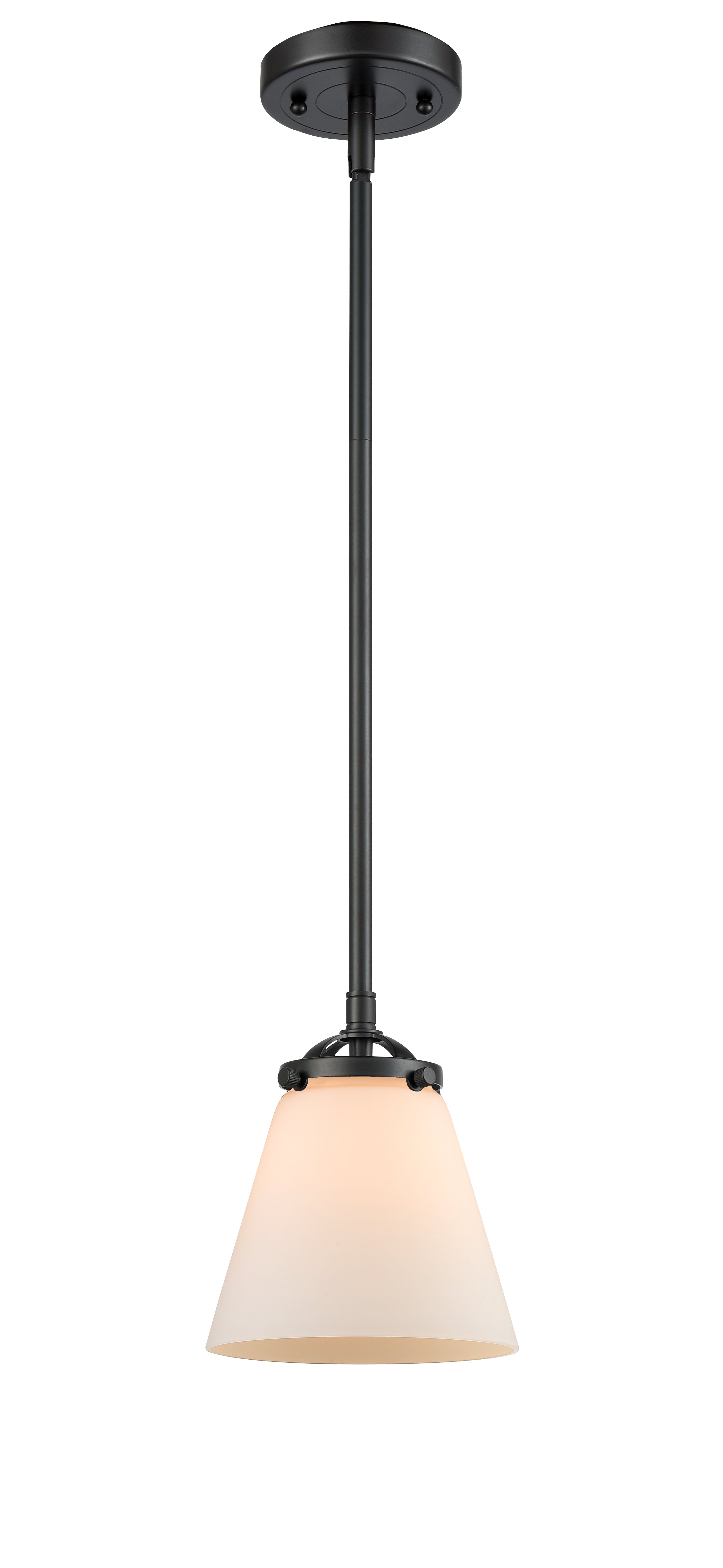 Nouveau Mini Pendant Black Antique Brass