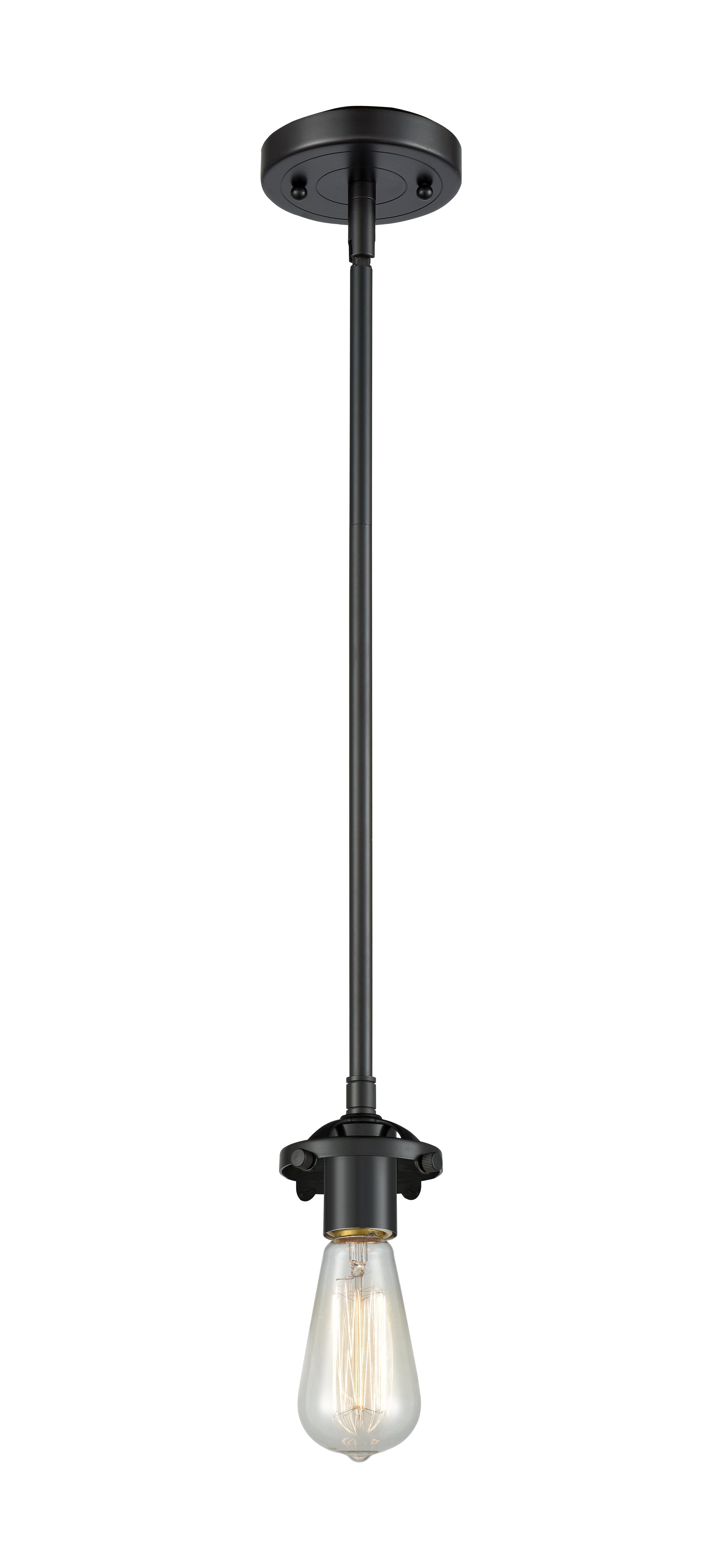 Nouveau Mini Pendant Black Antique Brass