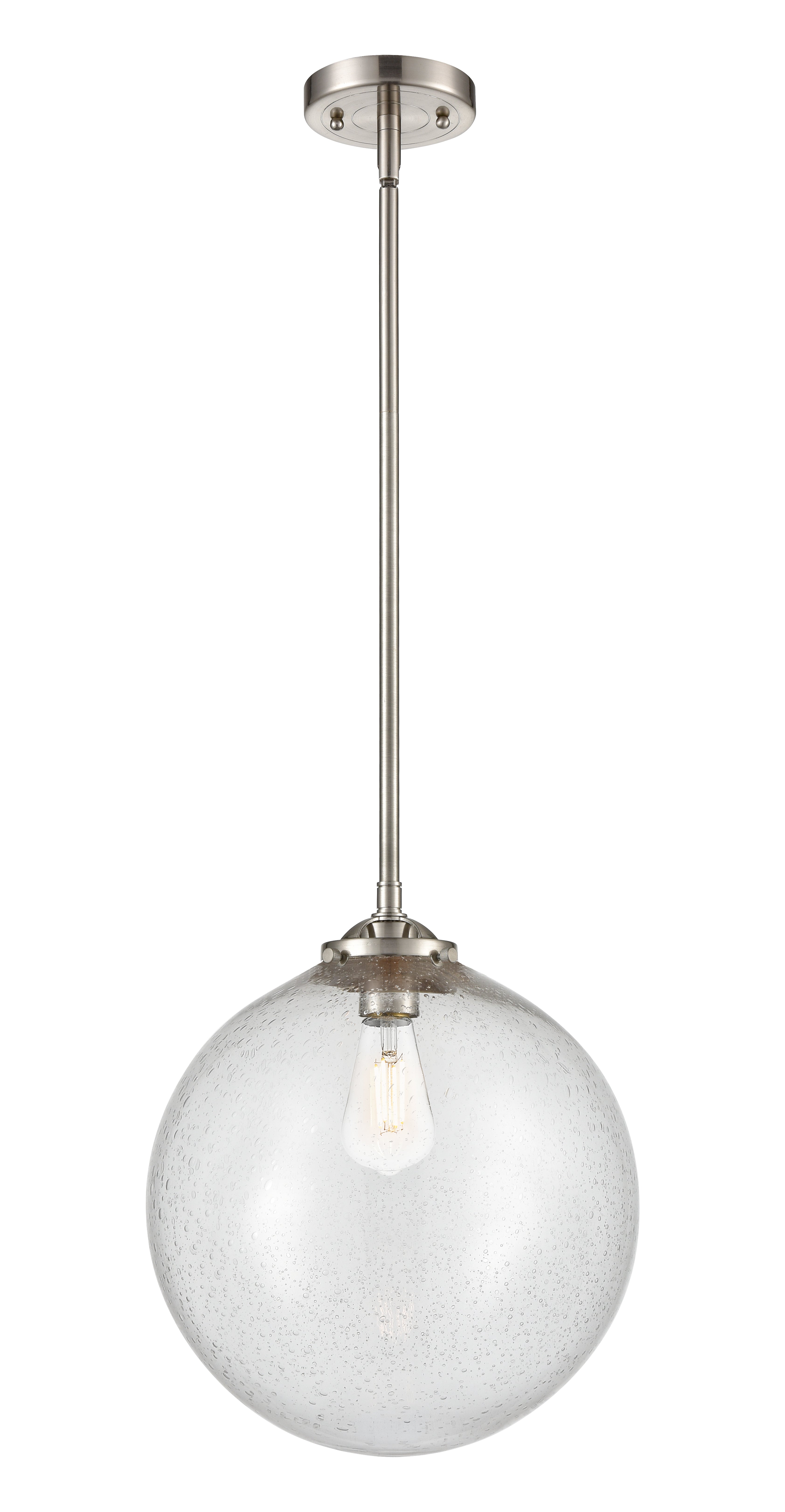 Nouveau Mini Pendant Black Antique Brass