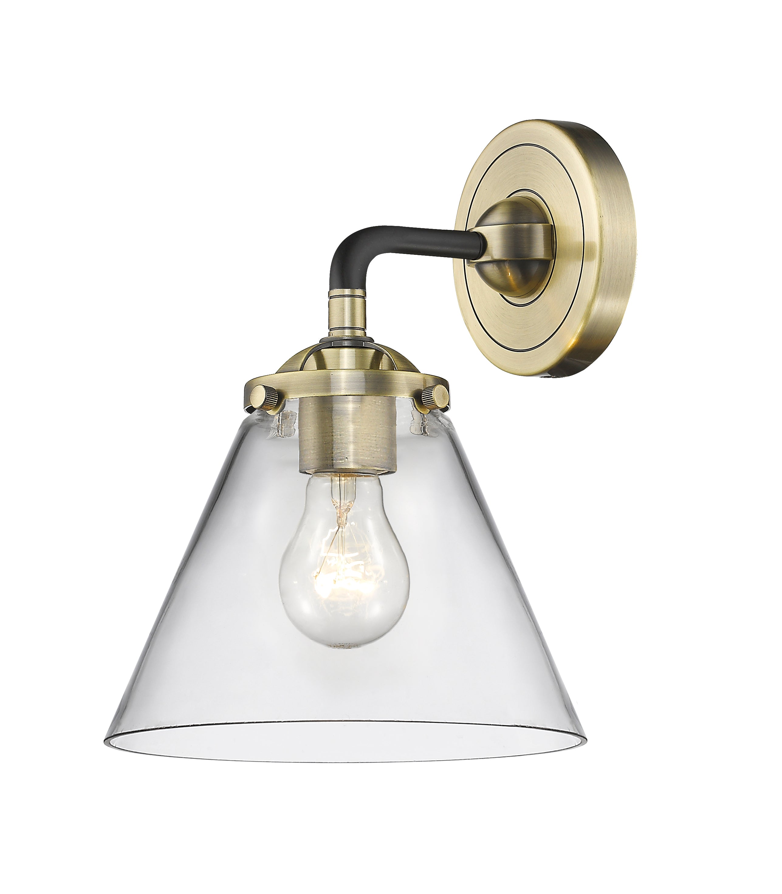 Nouveau Sconce Cast Brass Finish