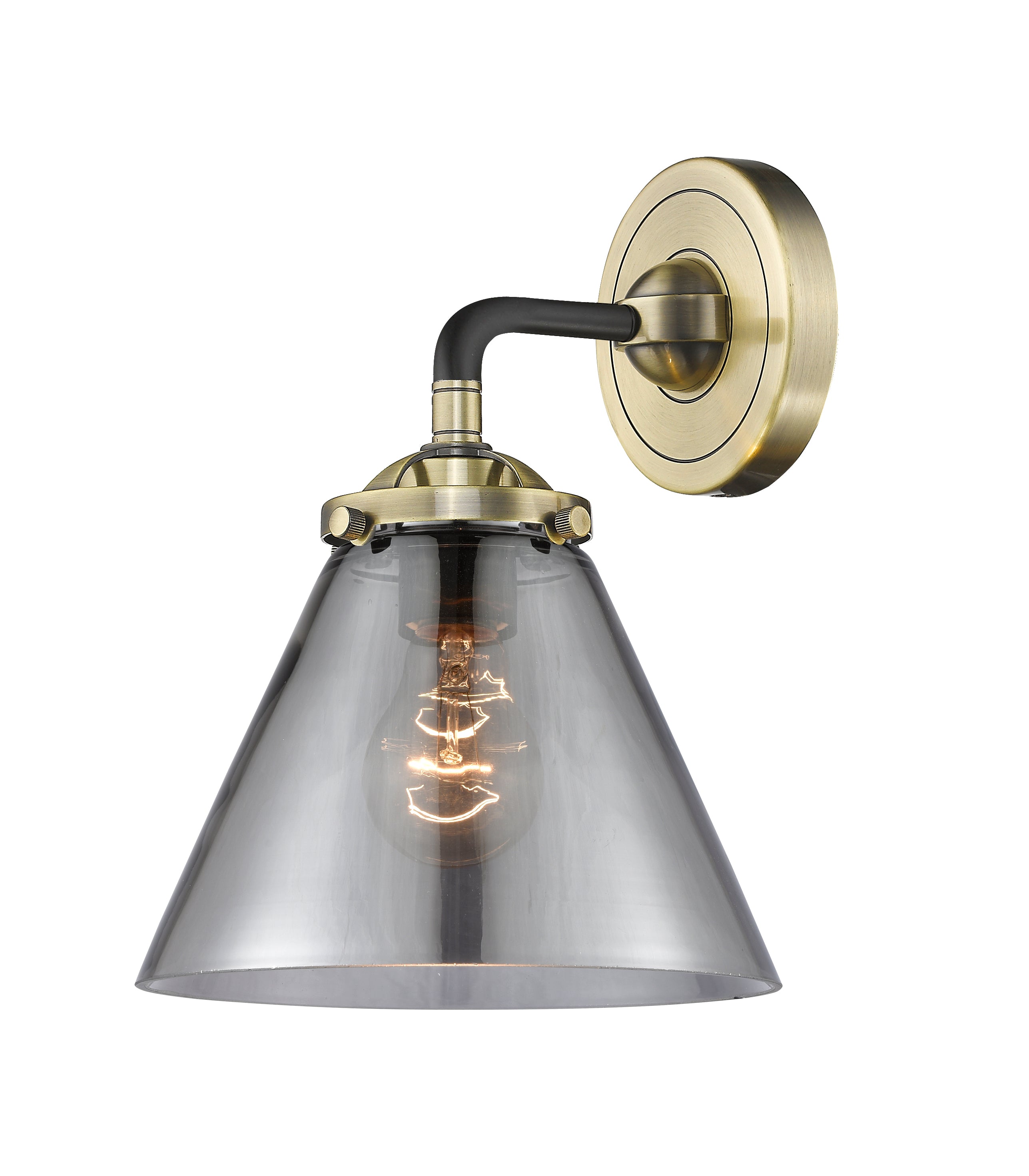 Nouveau Sconce Cast Brass Finish