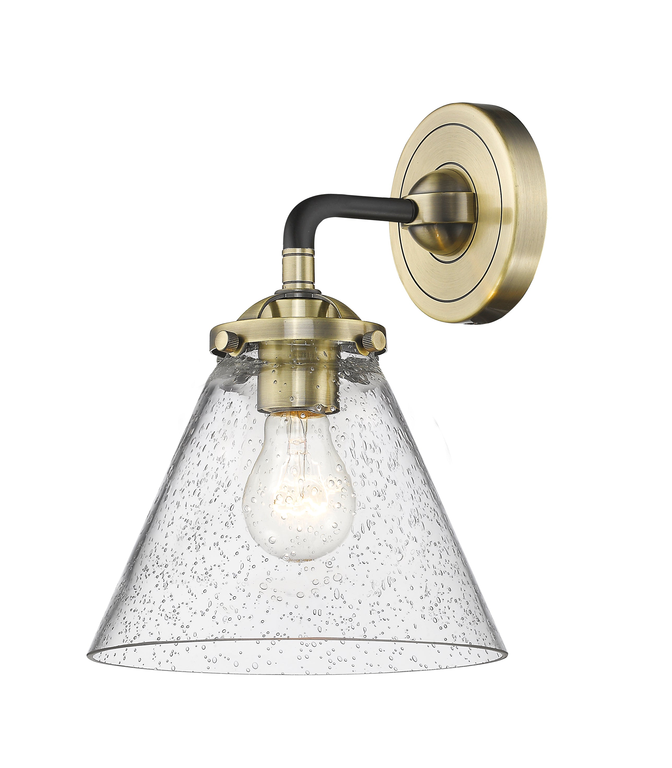 Nouveau Sconce Cast Brass Finish