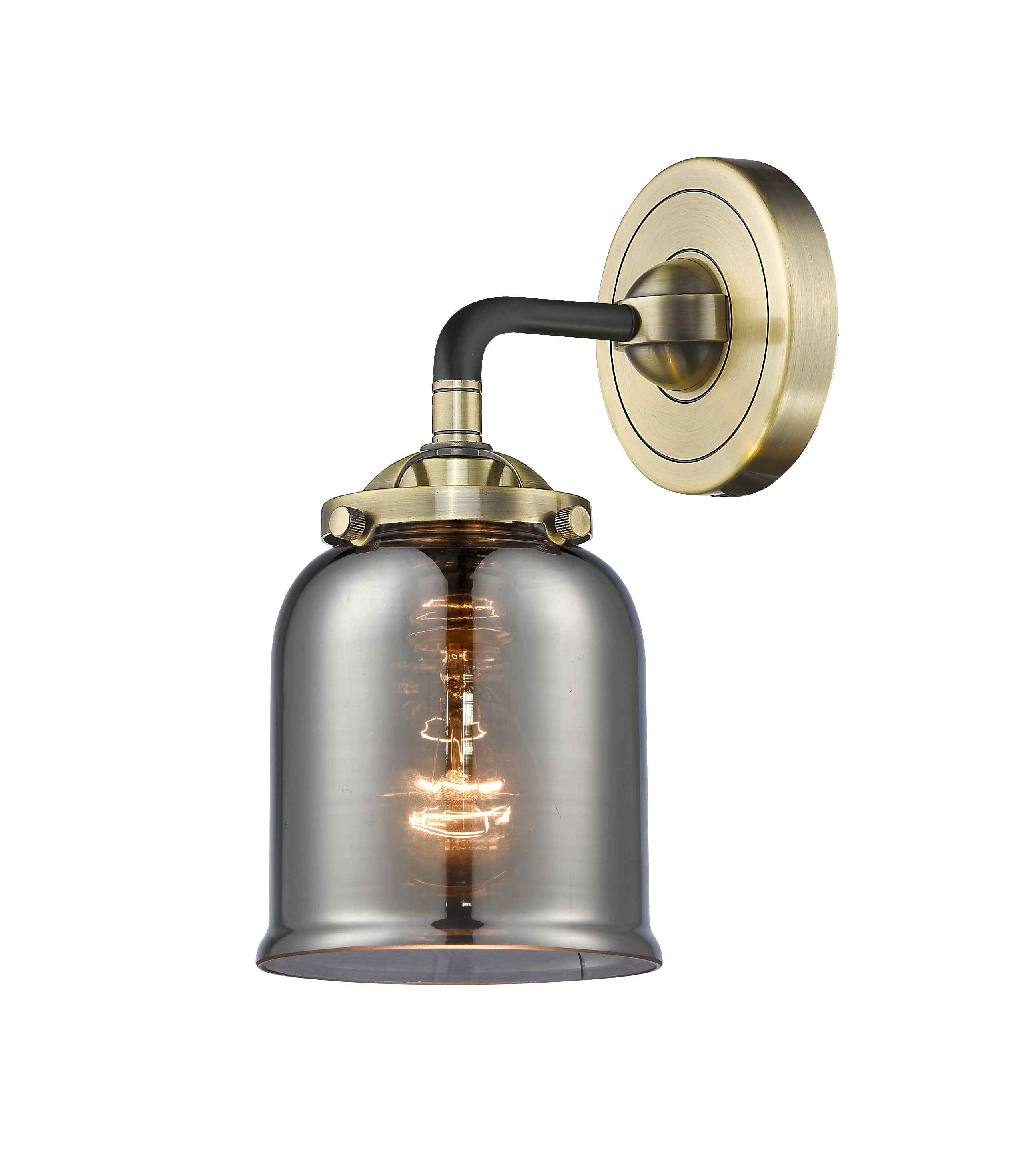 Nouveau Sconce Cast Brass 5 Inch