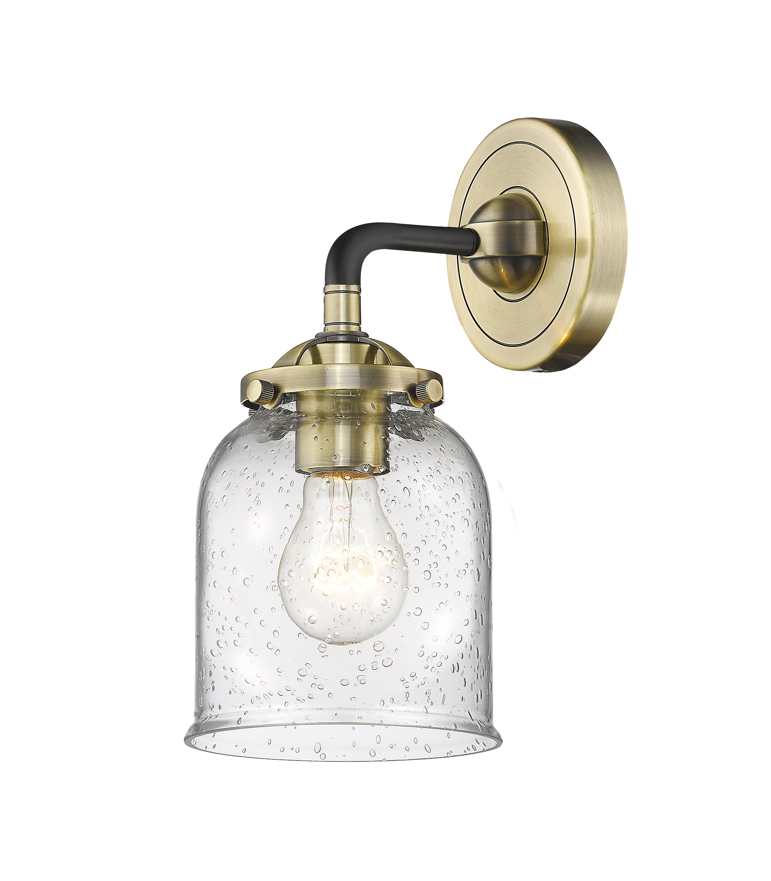 Nouveau Sconce Cast Brass 5 Inch